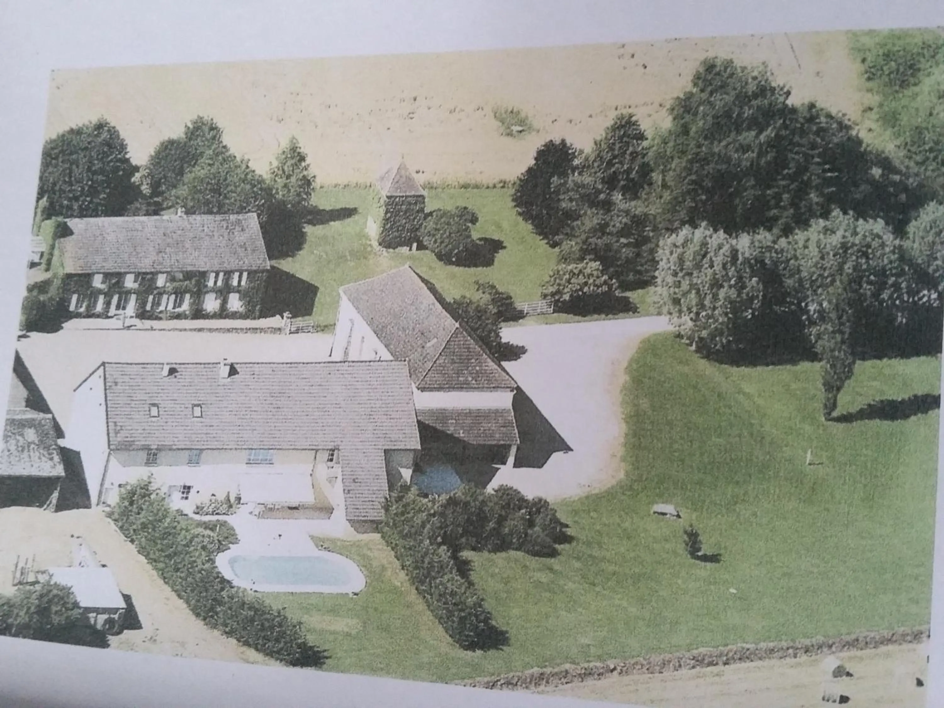 Bird's eye view in Fonsegre Chambres d'Hôtes