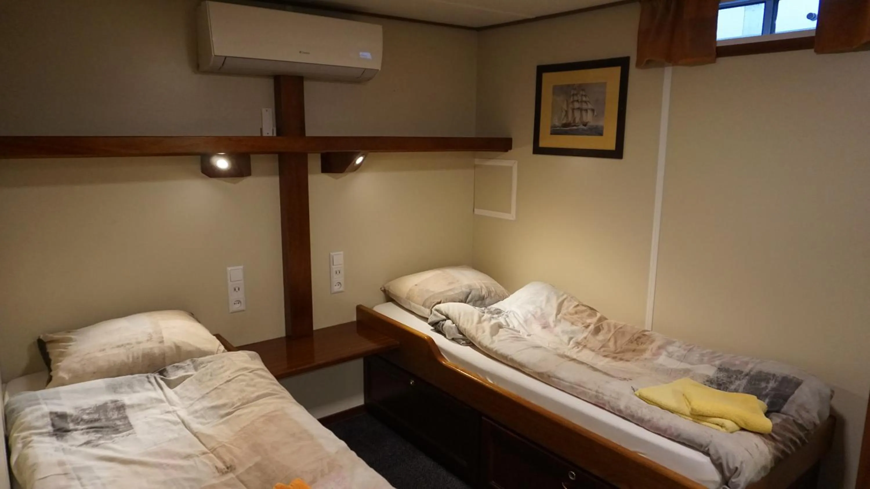 Bedroom, Bed in Hotelboat Angeline