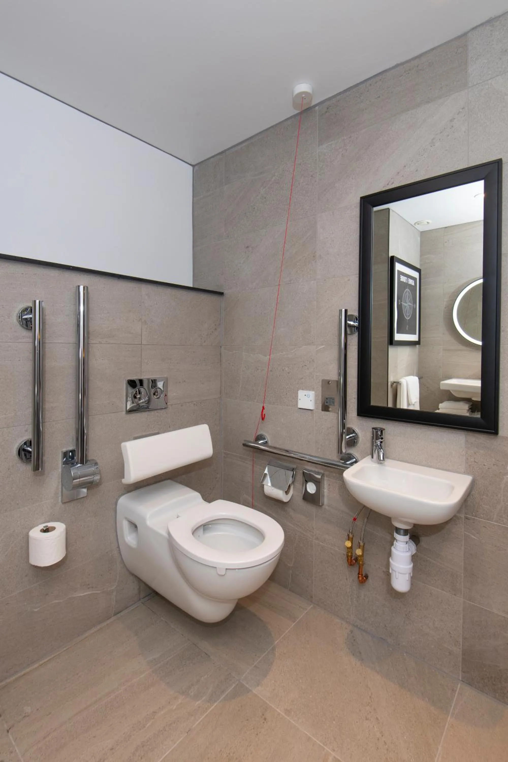 Bathroom in ibis Styles London Gatwick Airport