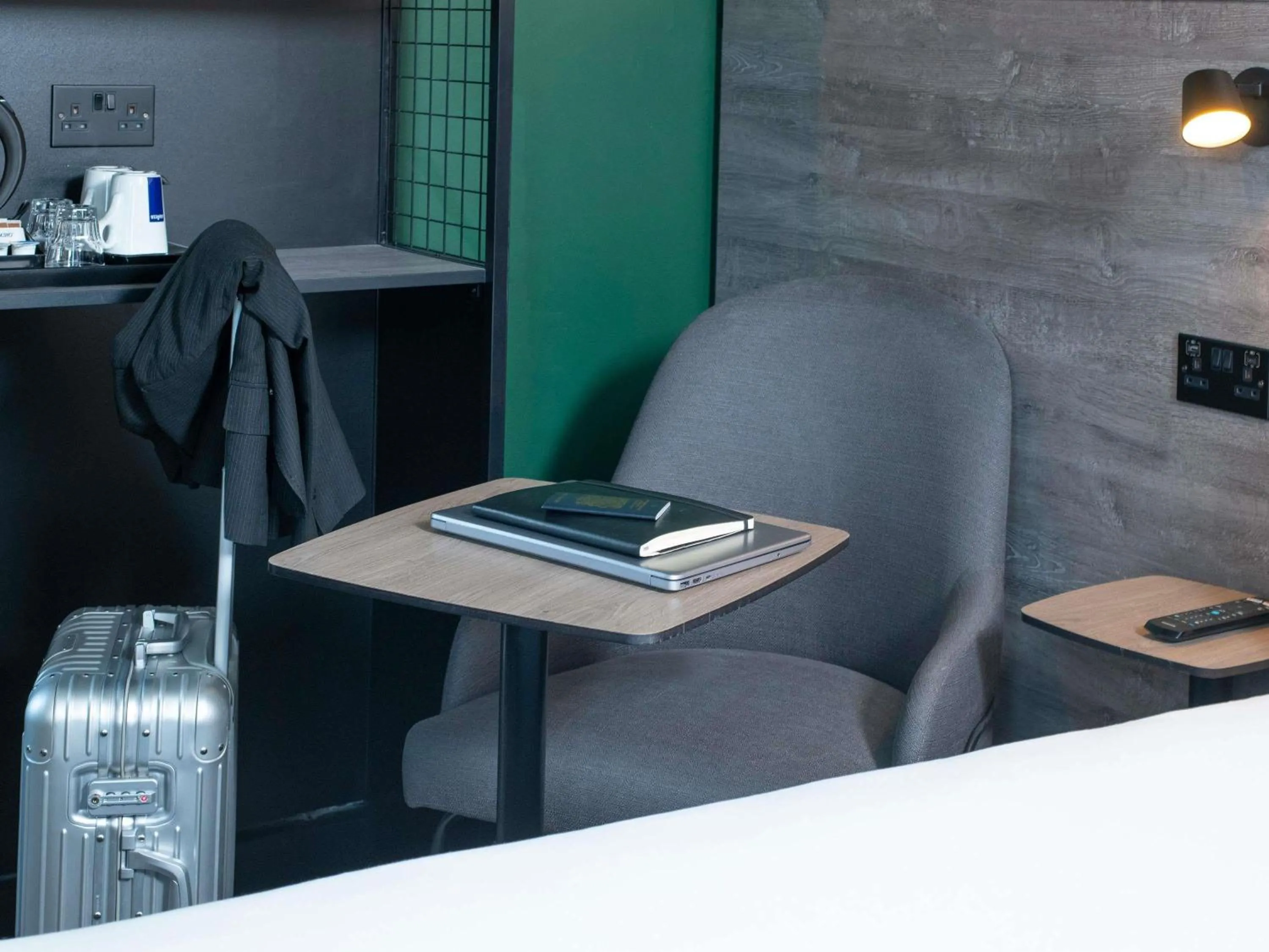 Bedroom in ibis Styles London Gatwick Airport