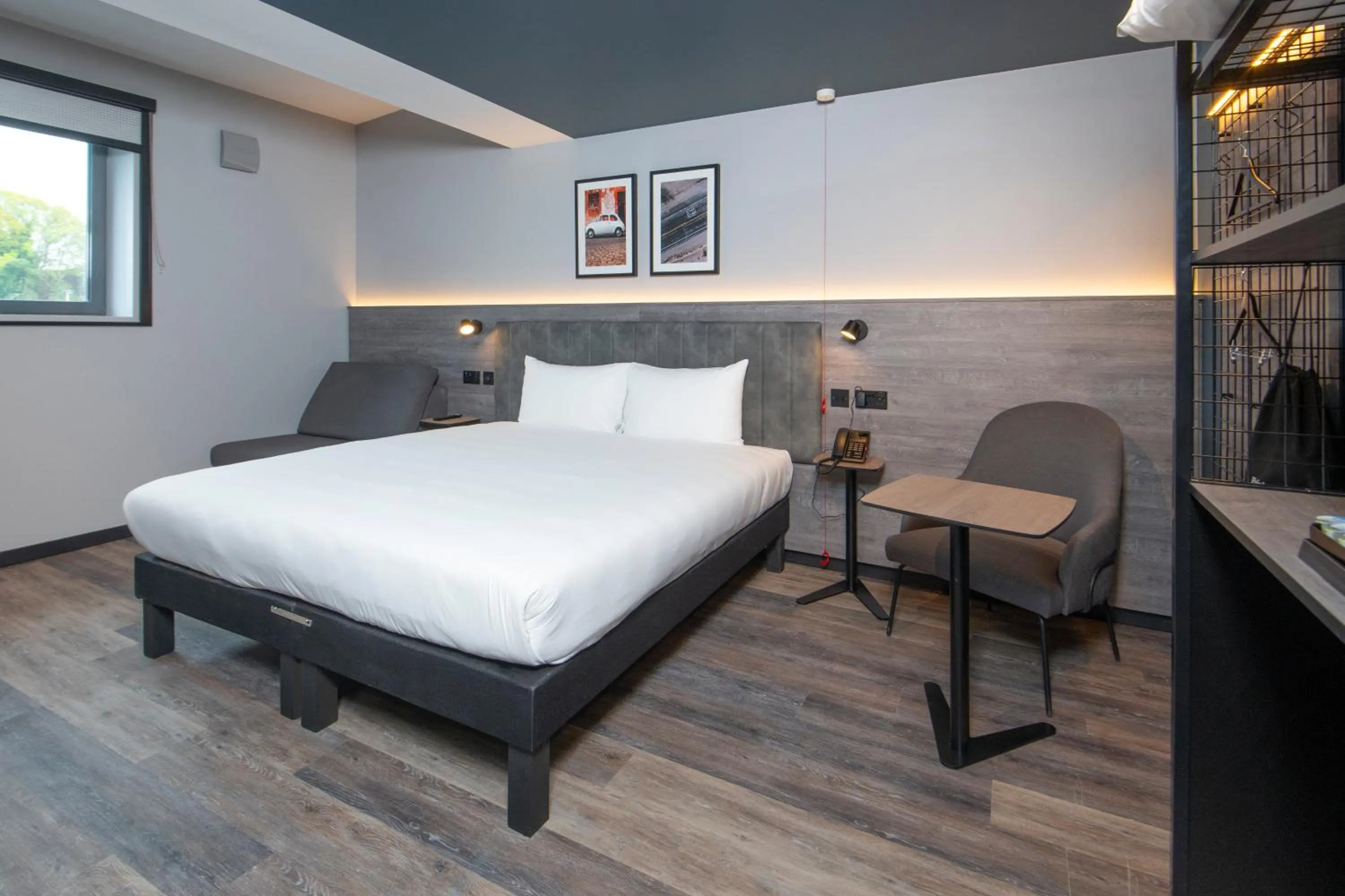 Bed in ibis Styles London Gatwick Airport