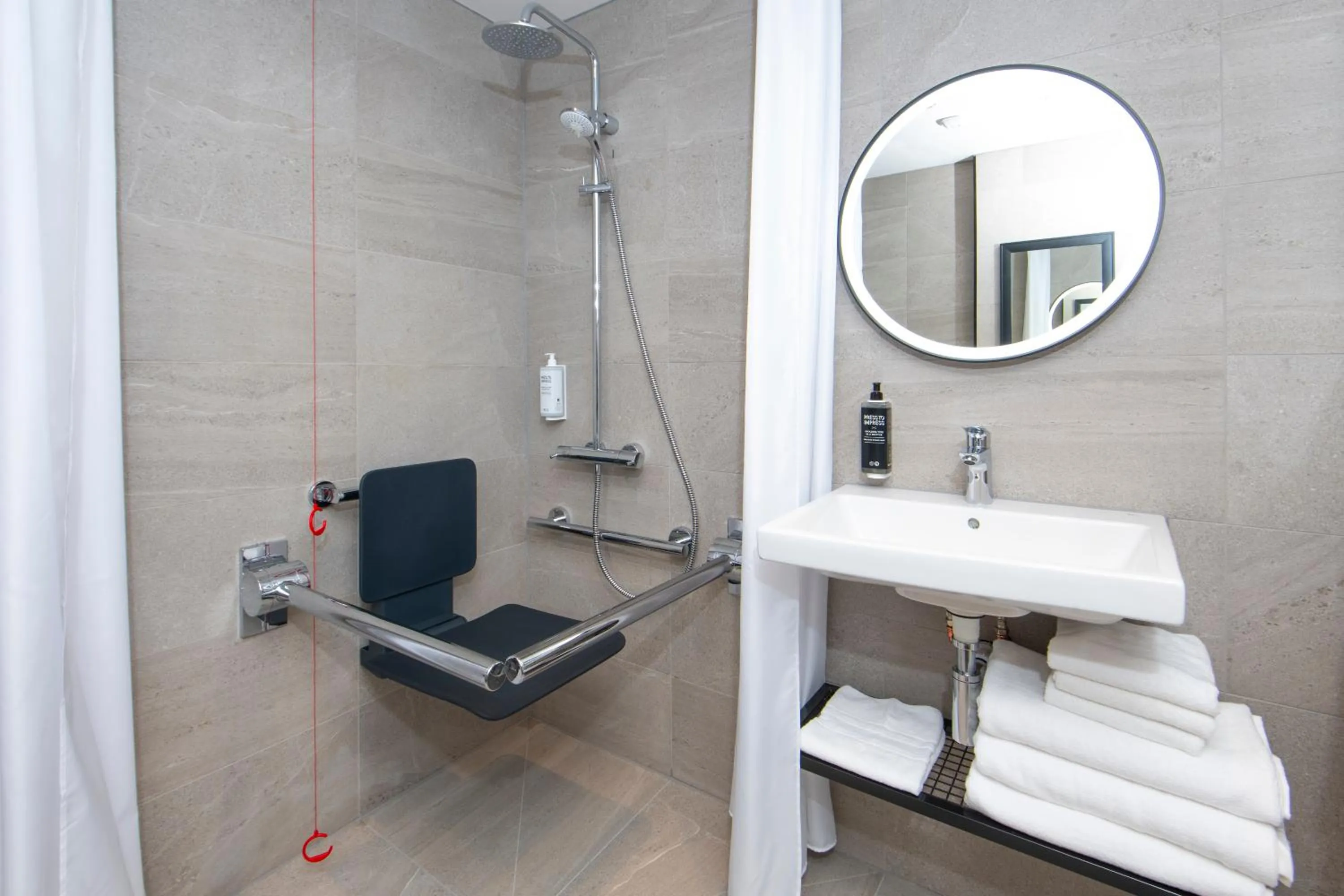 Bathroom in ibis Styles London Gatwick Airport