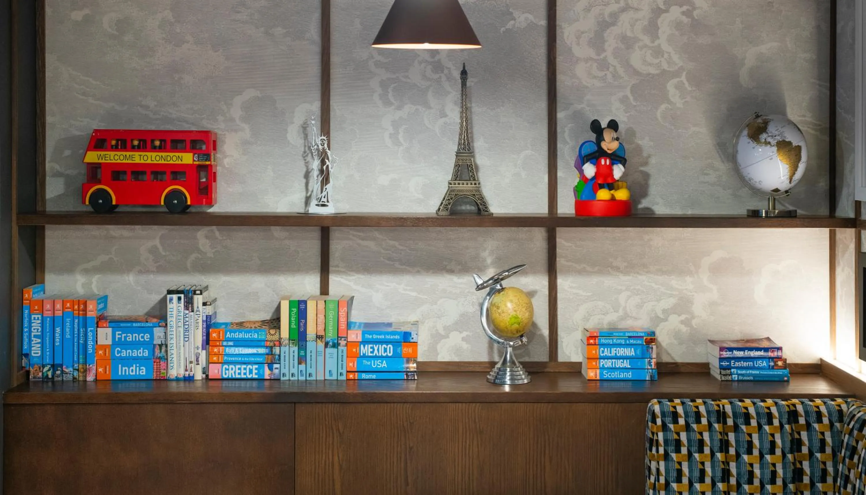 Decorative detail in ibis Styles London Gatwick Airport