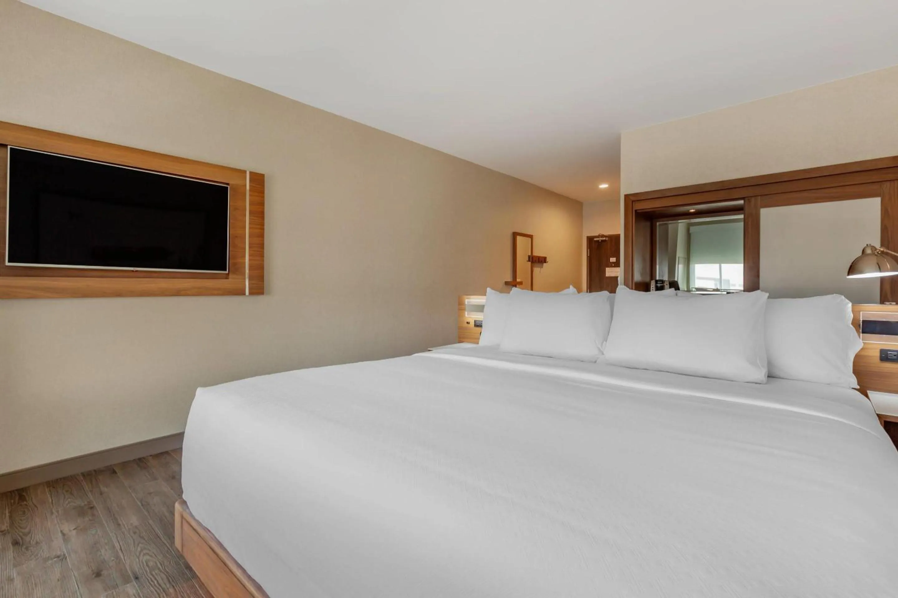 TV and multimedia, Bed in Cambria Hotel Plano - Richardson Garland