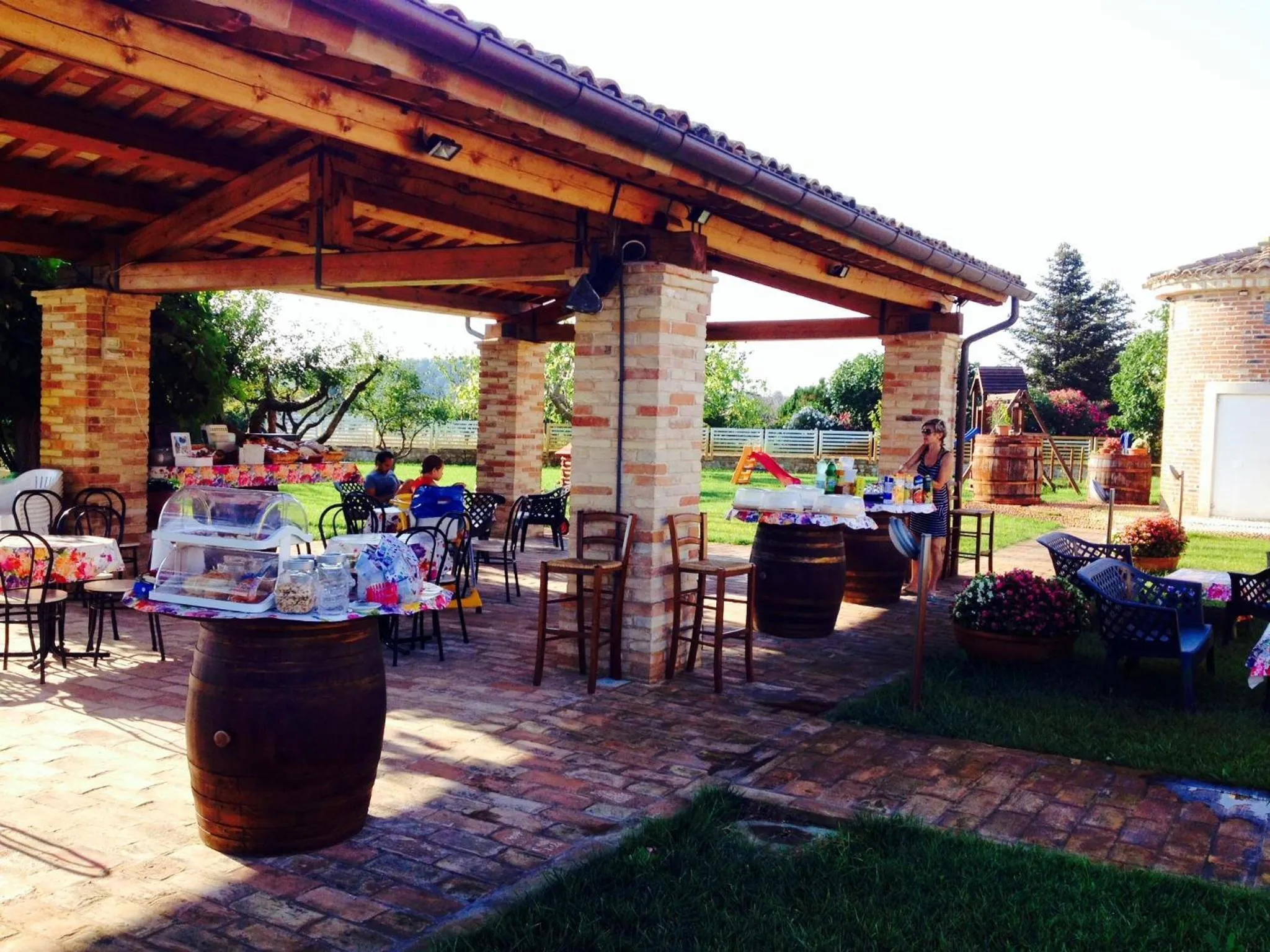 Buffet breakfast in Casale Papa Country Village