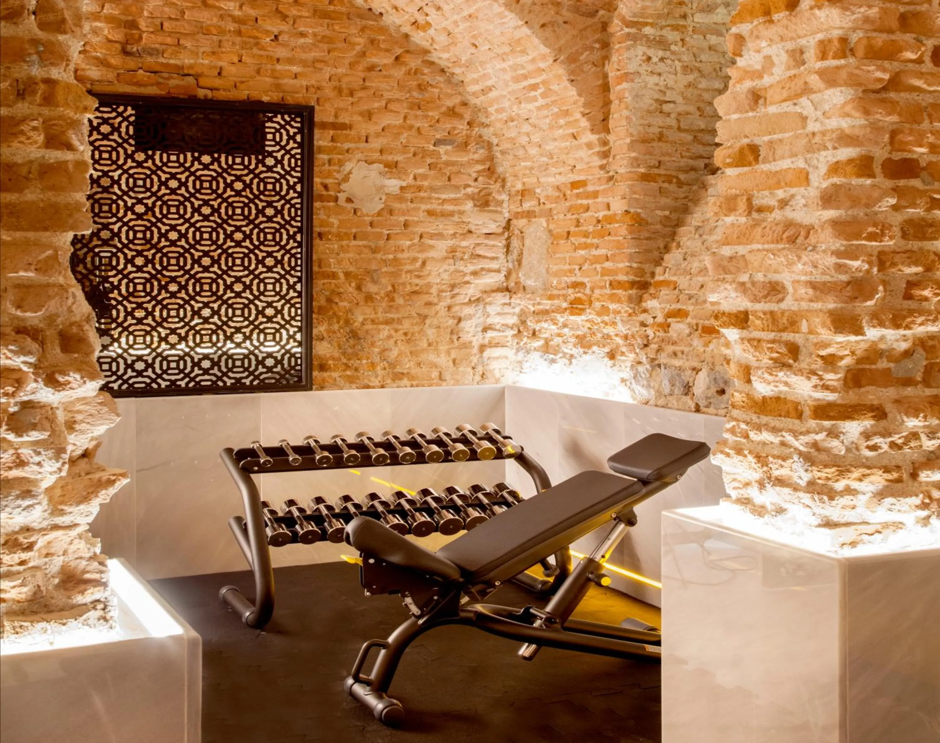 Fitness centre/facilities in Pestana Collection Plaza Mayor