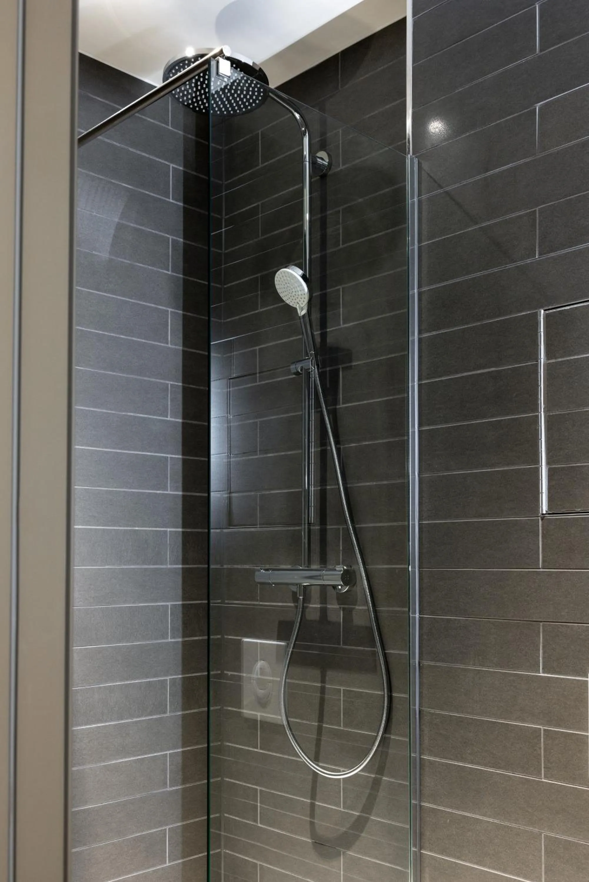 Bathroom in ibis Manchester Centre Princess Street