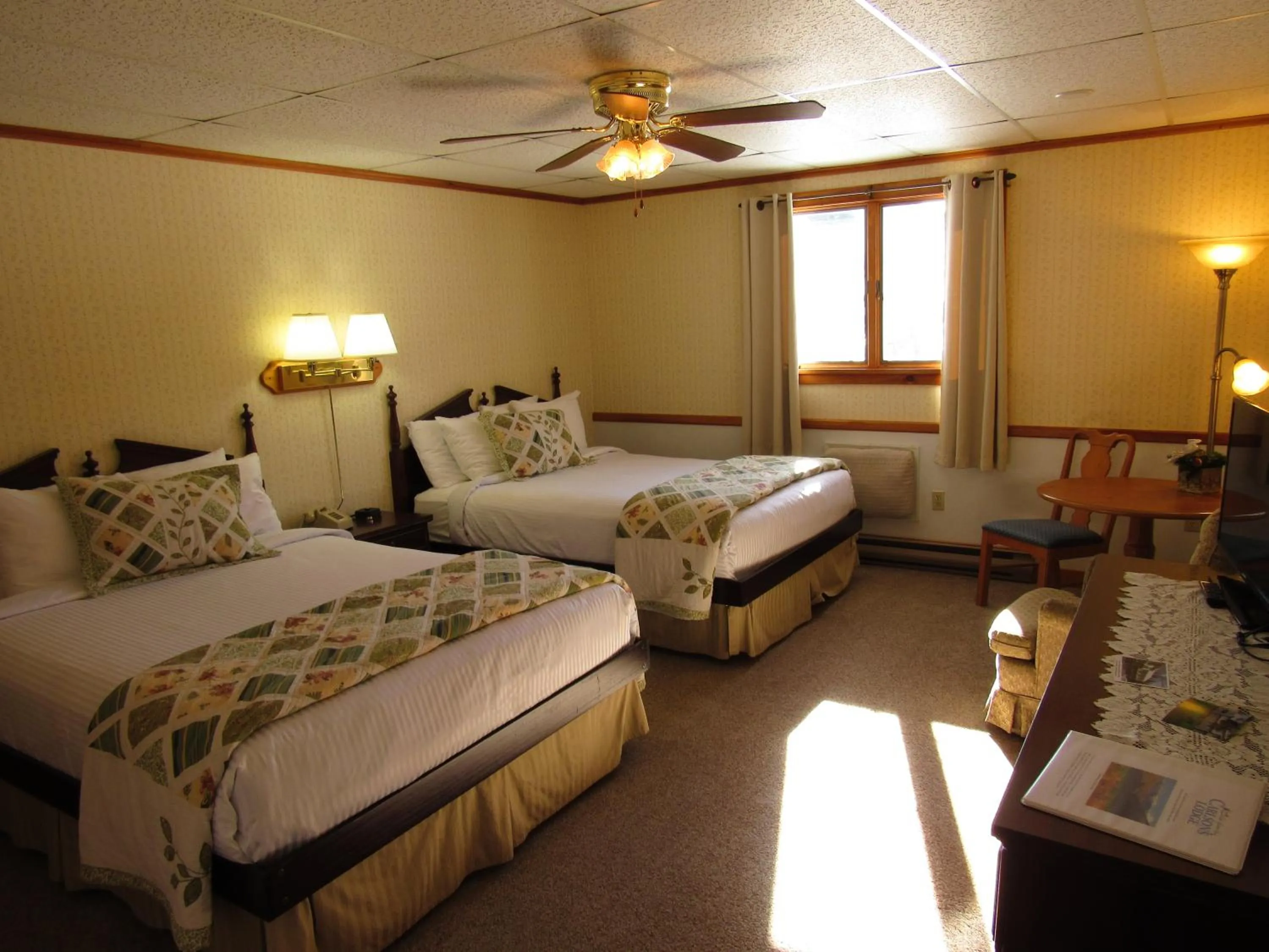 Bed in Carlson's Lodge