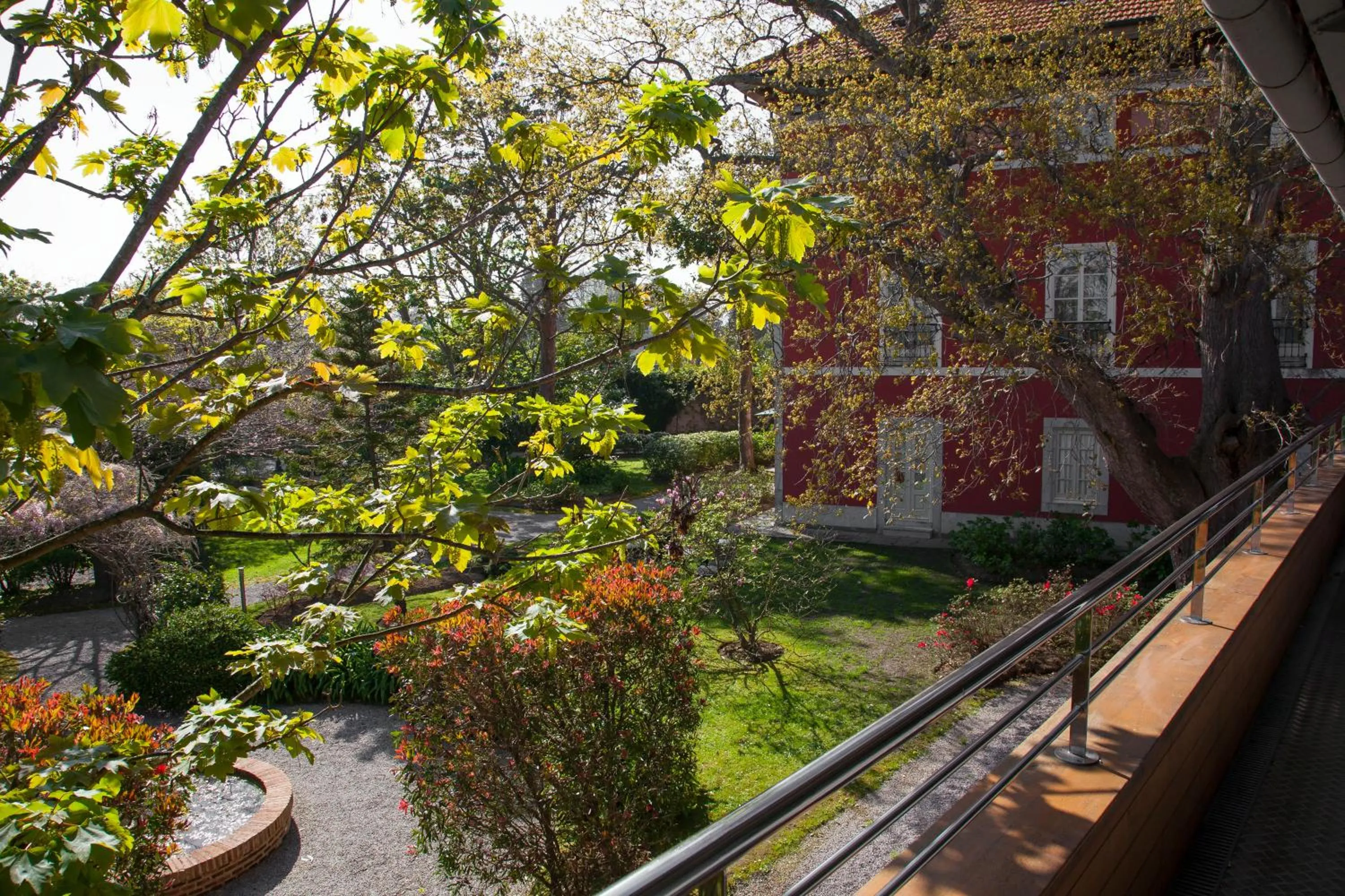 Garden in Apartamentos Casona de la Paca