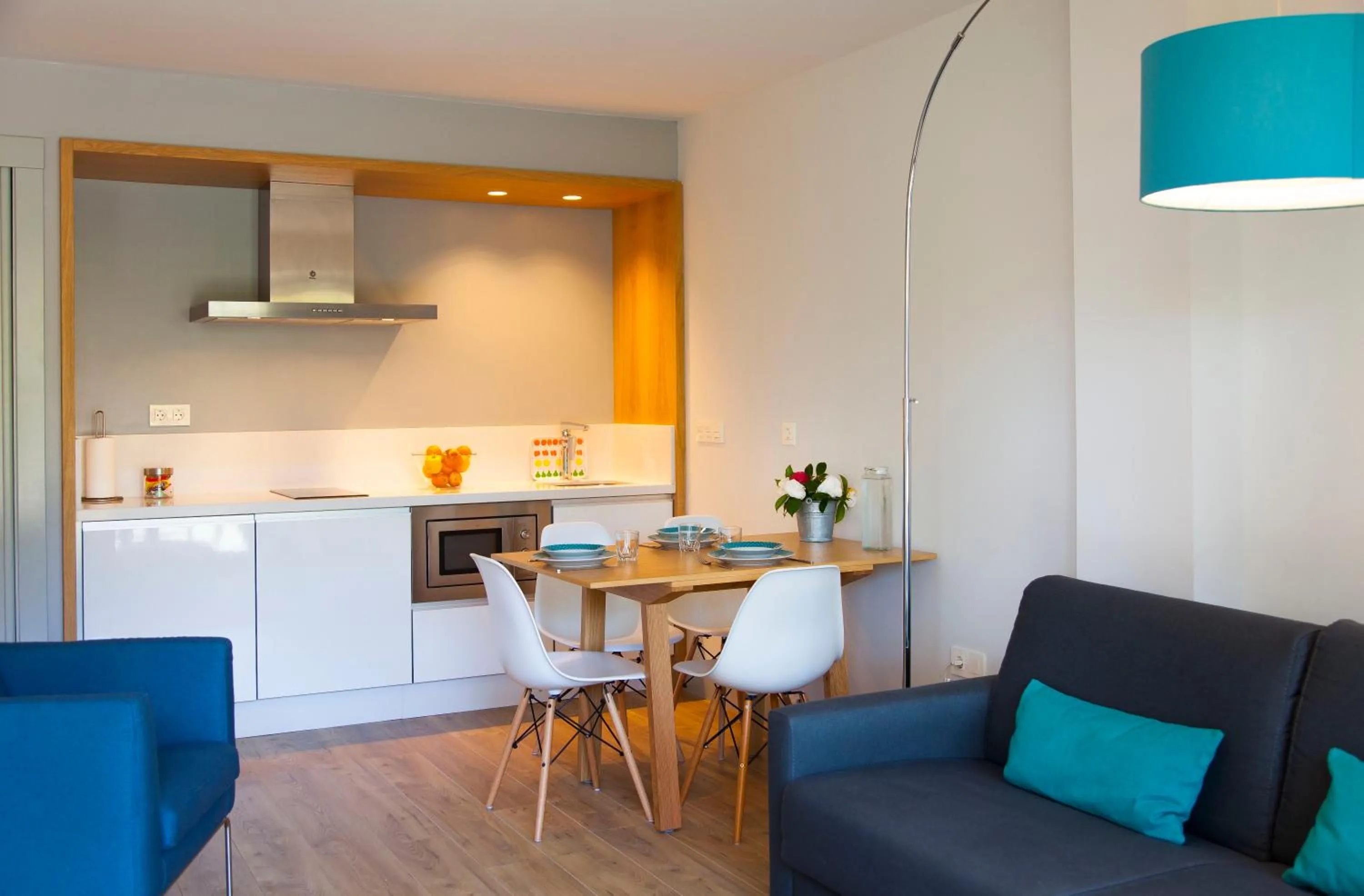 Kitchen or kitchenette in Apartamentos Casona de la Paca