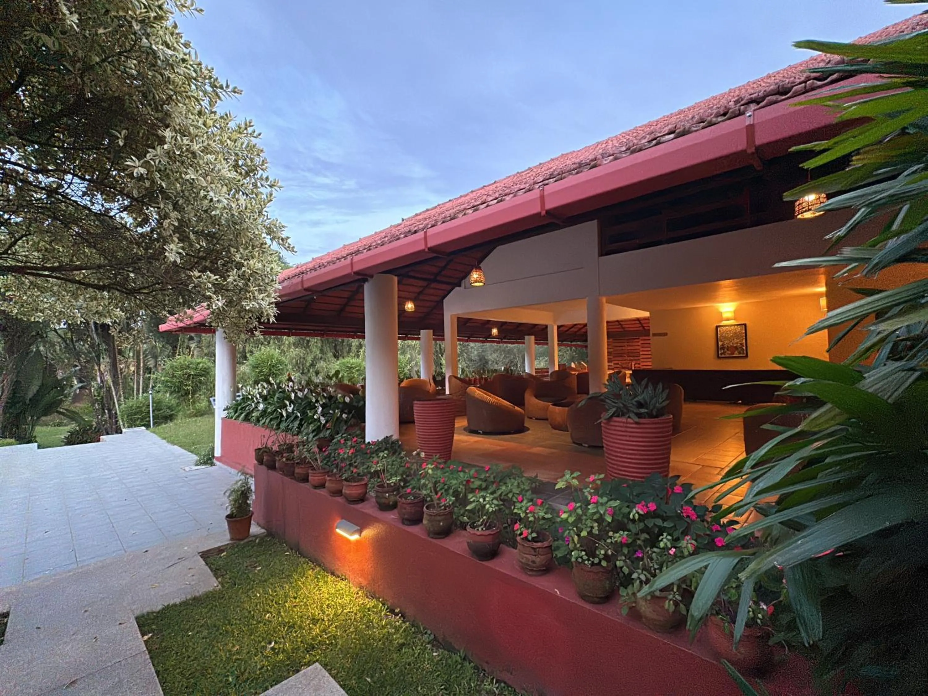 Lobby or reception in Kadkani River Resort Coorg