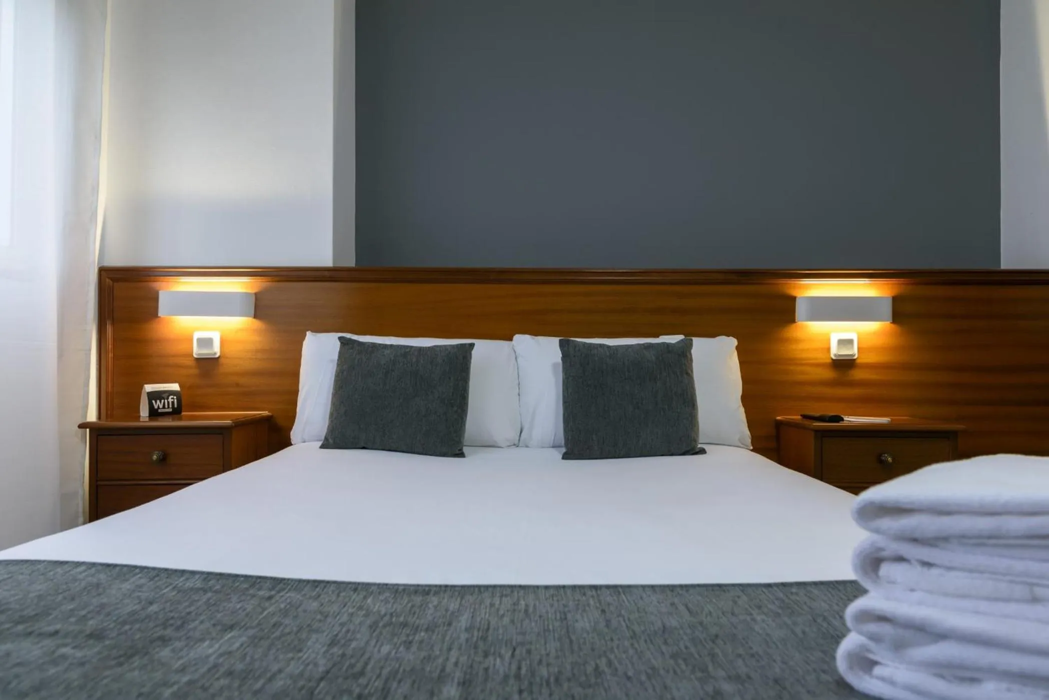 Bed in Hotel Alda Narón