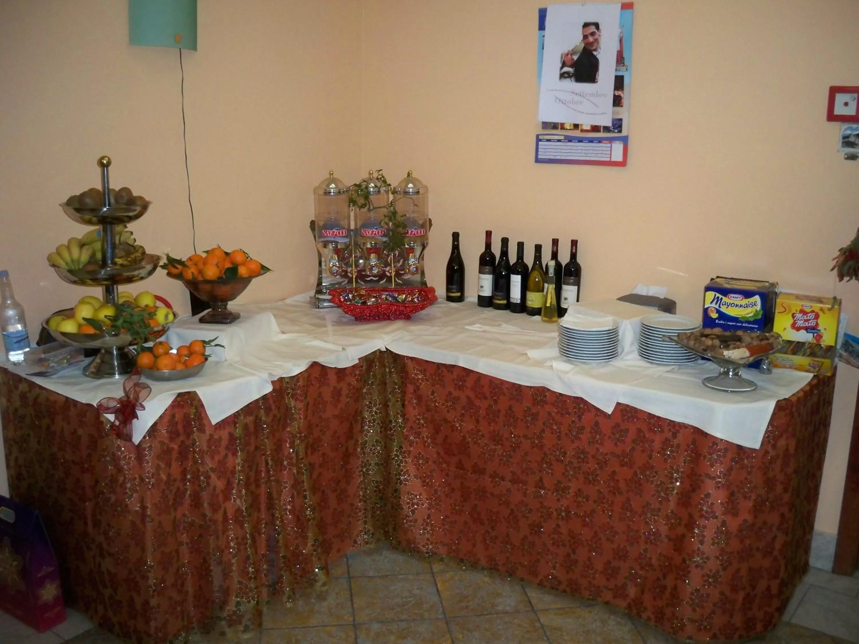 Food and drinks in Albergo Corradetti