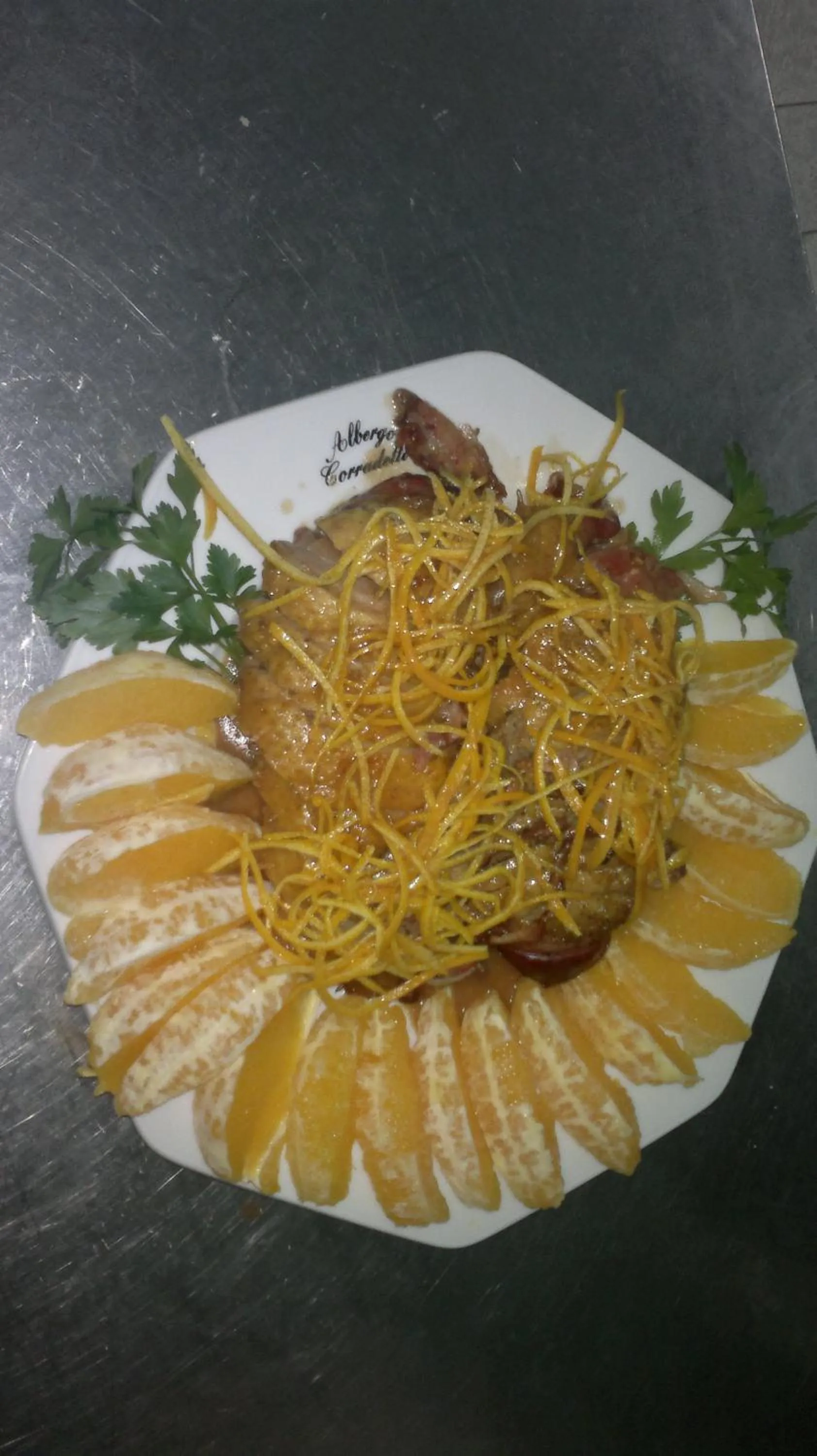 Food close-up in Albergo Corradetti