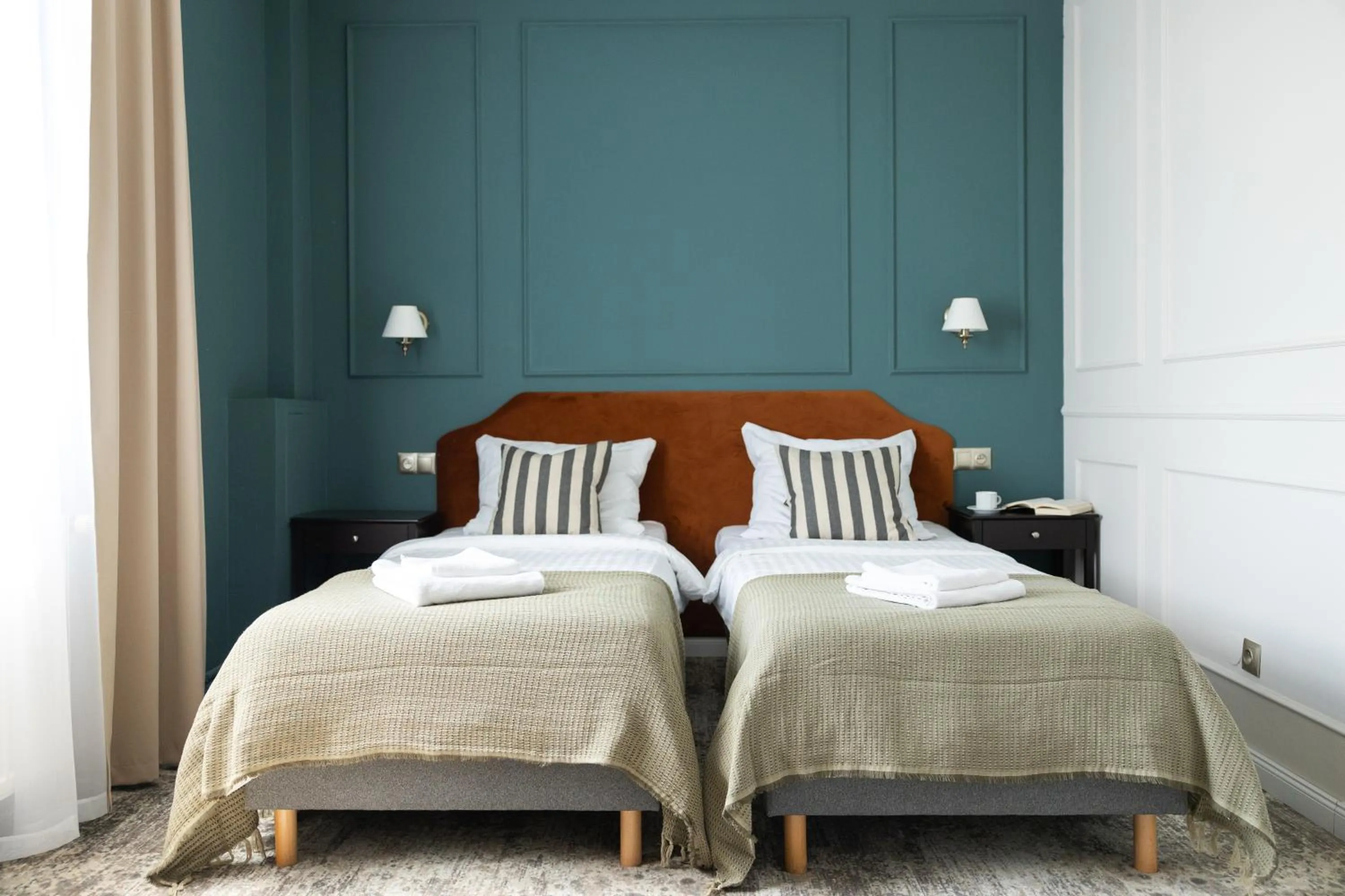 Bed in Hotel Mały Młyn