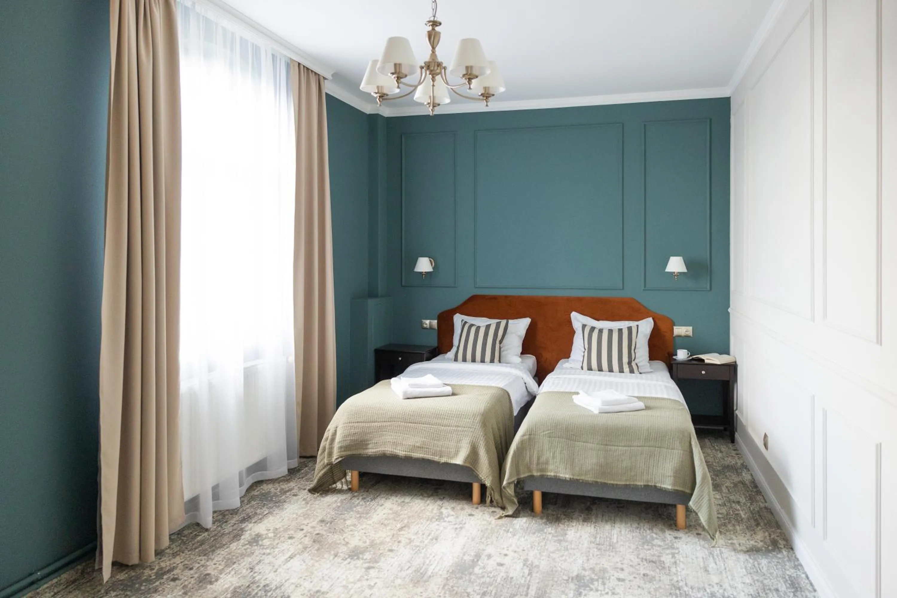 Bed in Hotel Mały Młyn