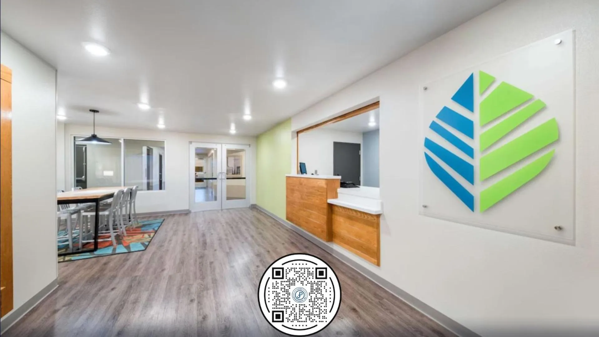 Lobby or reception, Bed in WoodSpring Suites Dallas Plano Central Legacy Drive