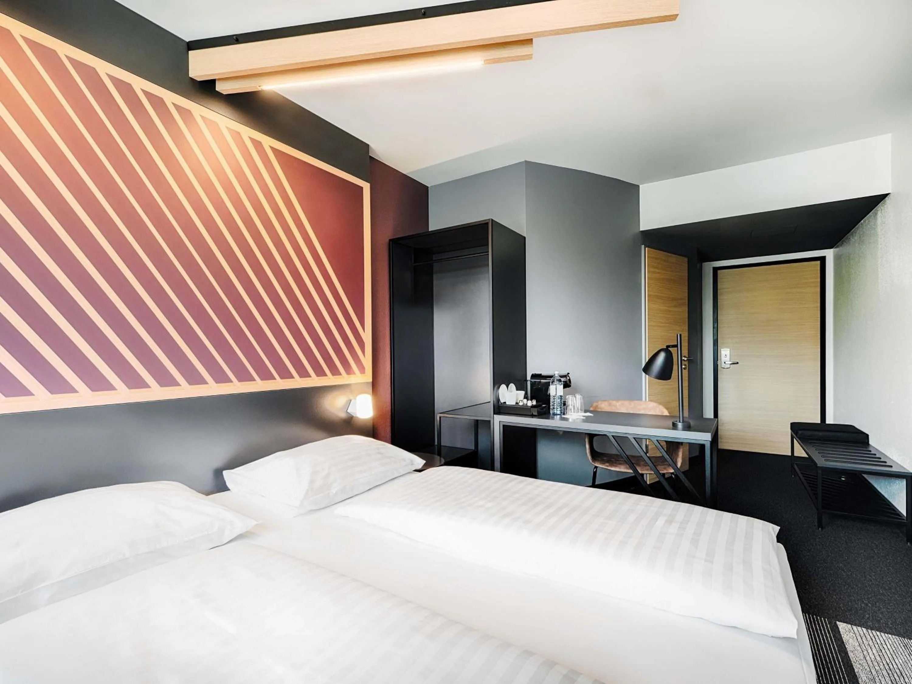 Photo of the whole room, Bed in B&B Hotel Salzburg-Nord