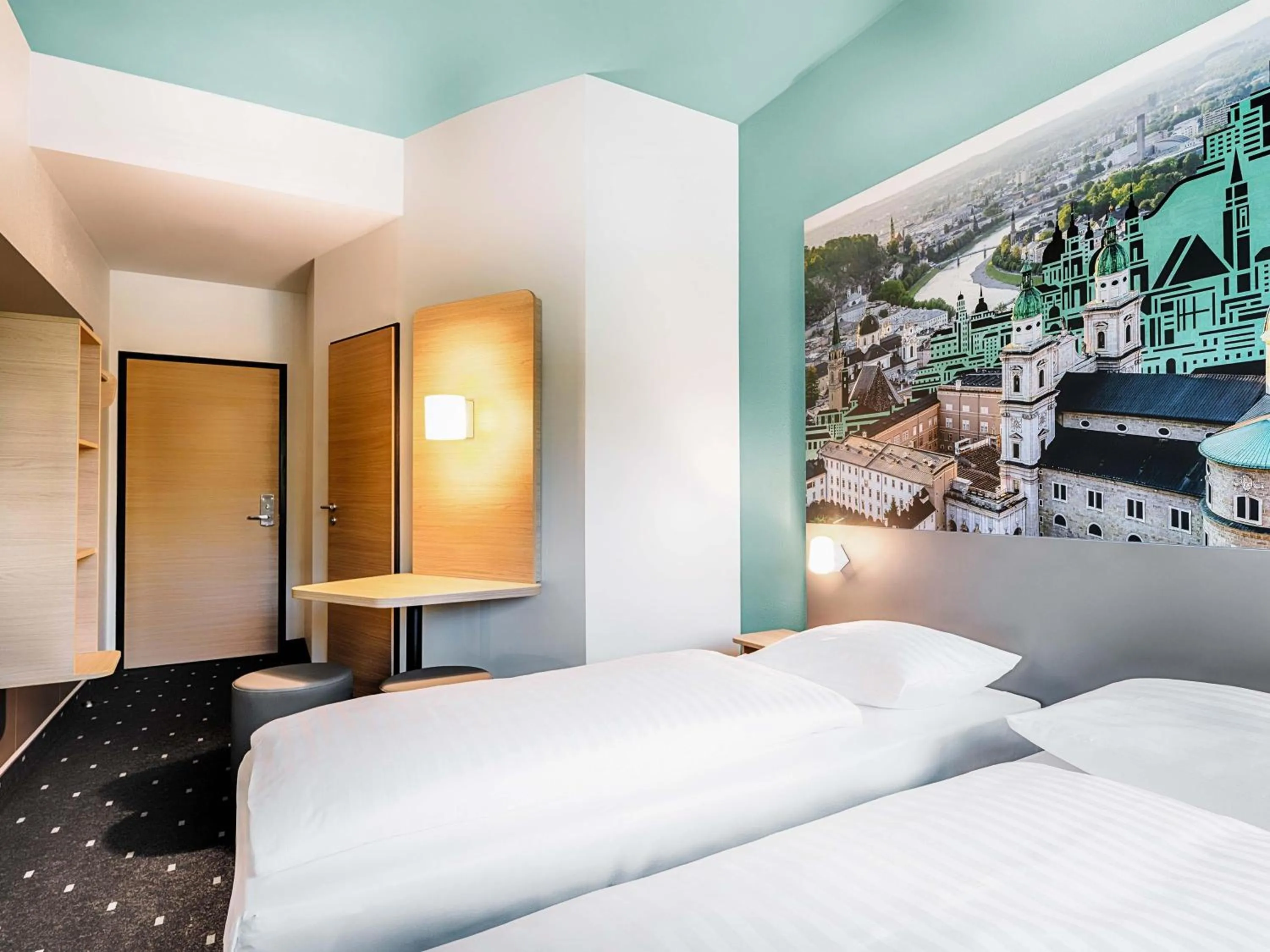 Photo of the whole room, Bed in B&B Hotel Salzburg-Nord