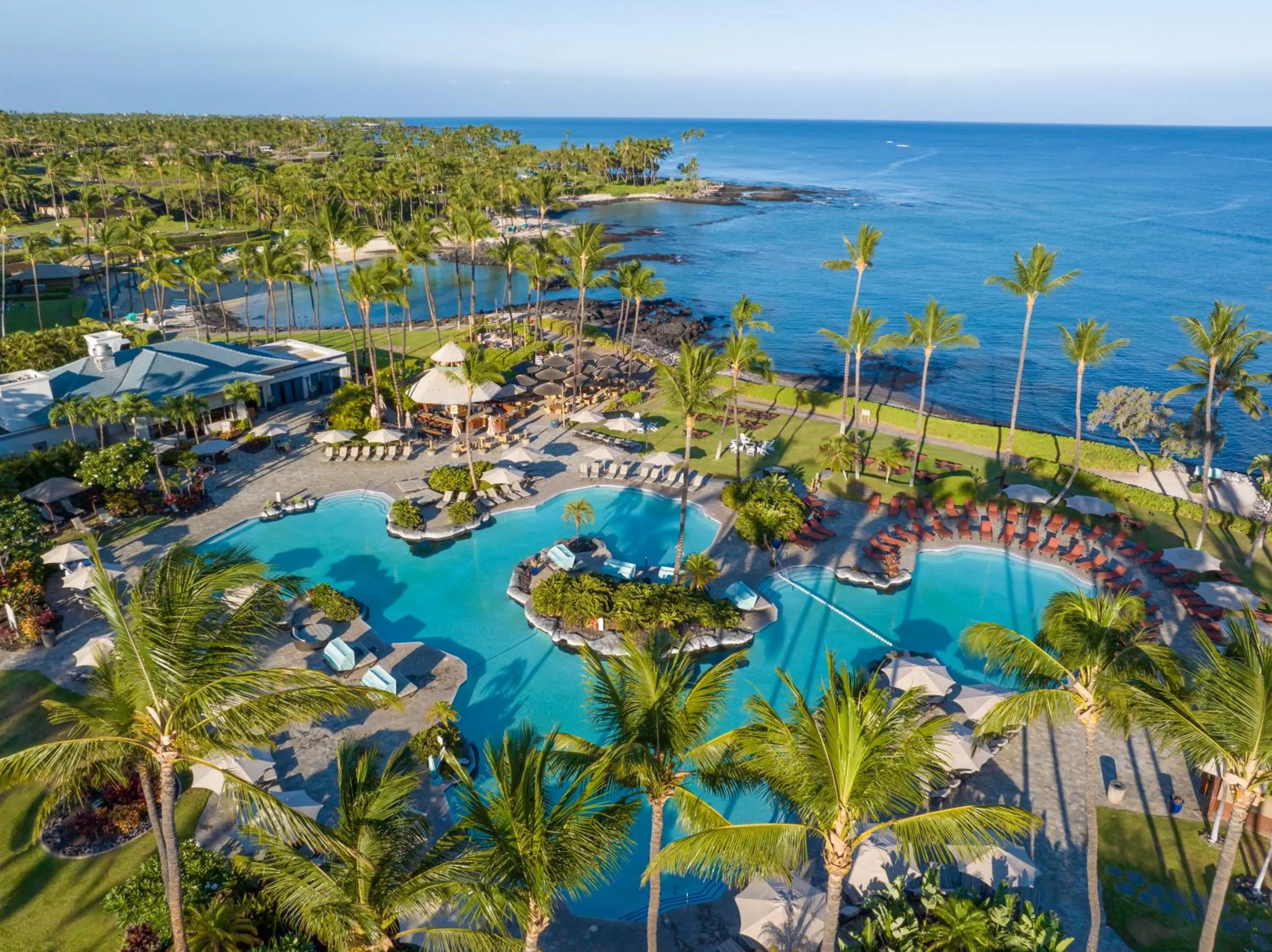 Pool view in Fairmont Orchid Gold Experience