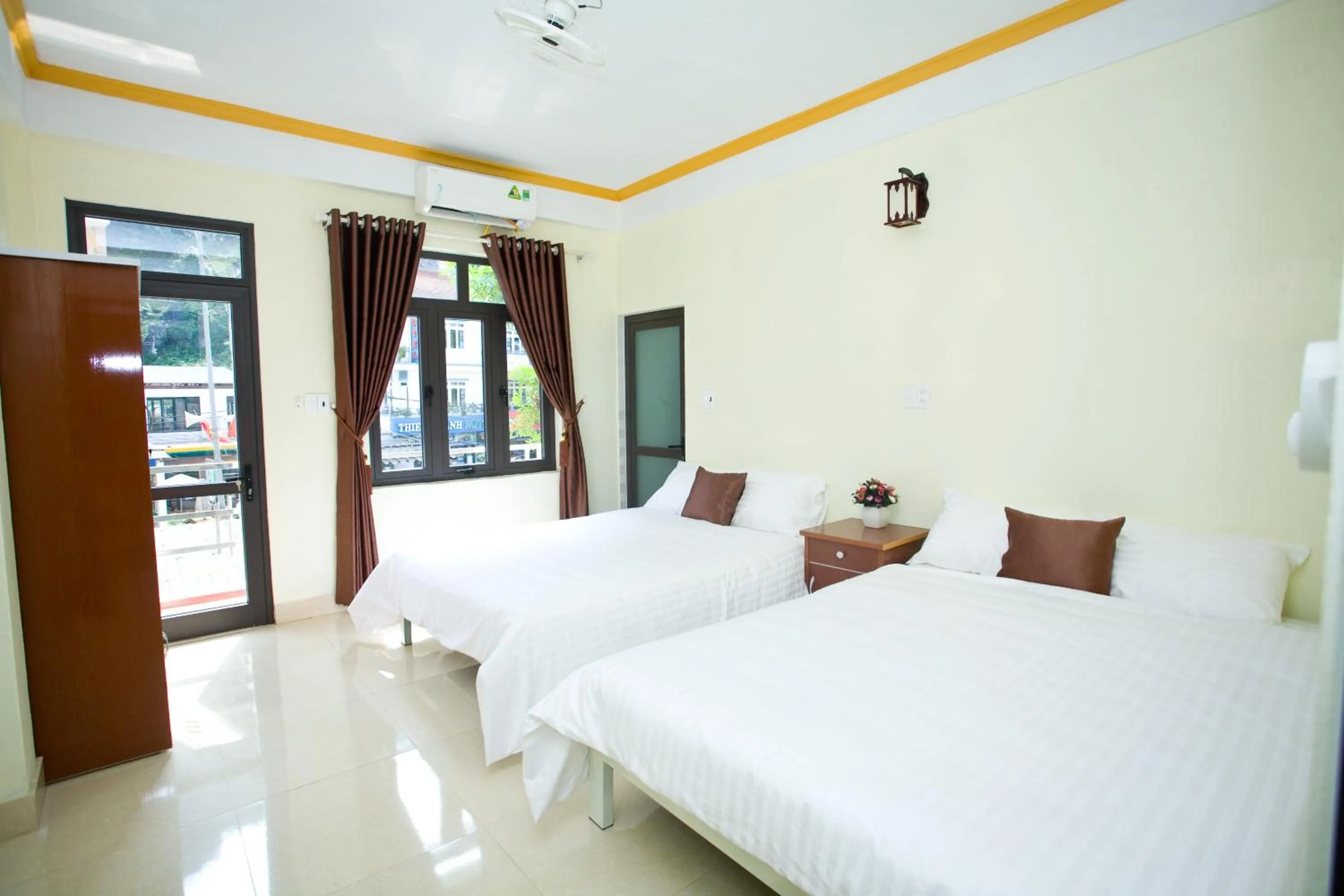 Bed in Golden Forest Homestay