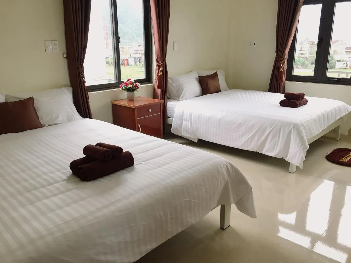 Bed in Golden Forest Homestay