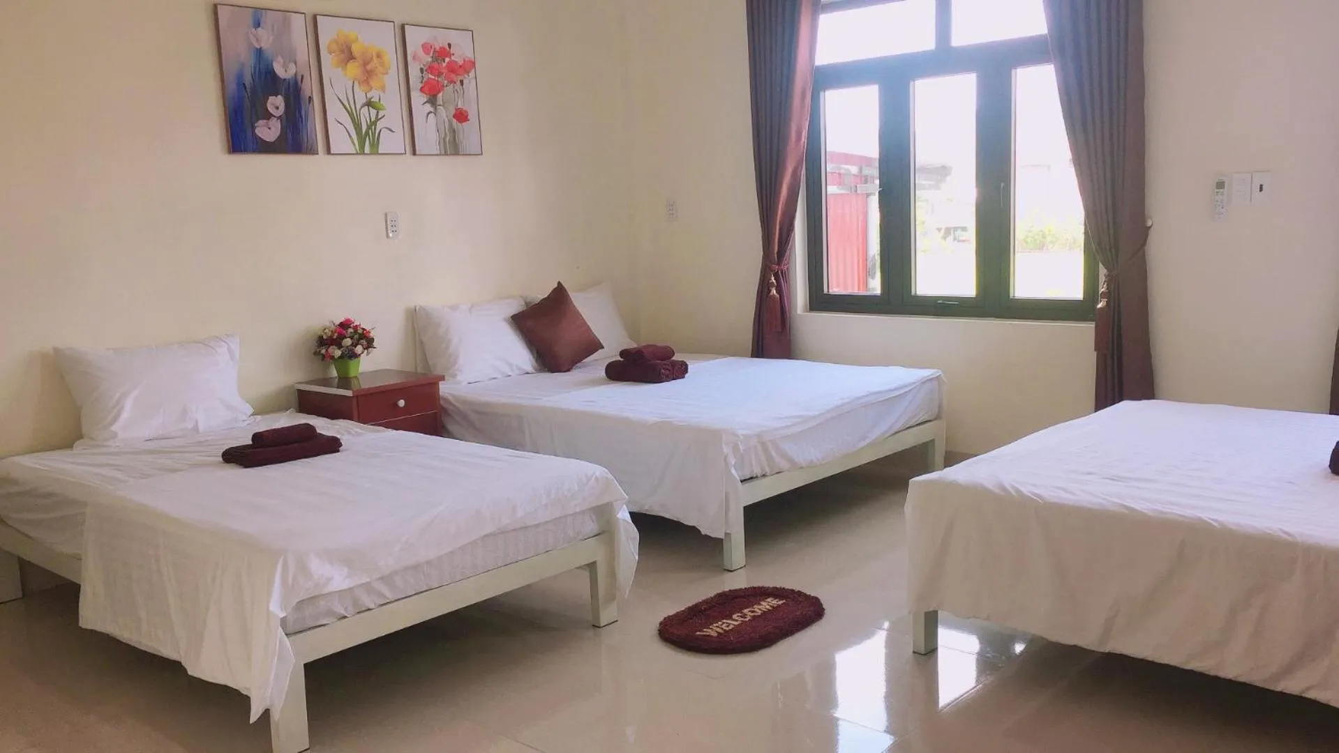 Bed in Golden Forest Homestay