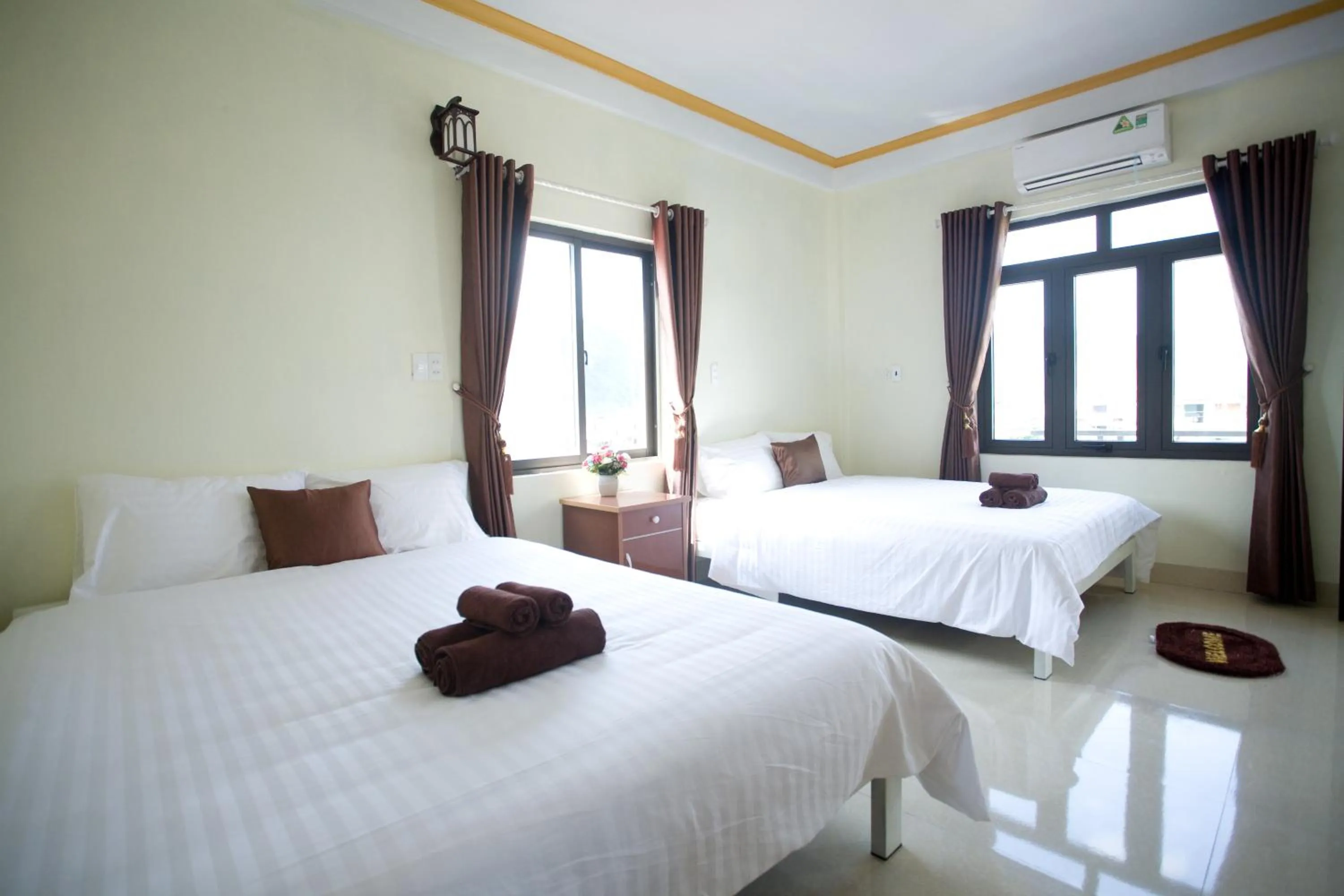 Bed in Golden Forest Homestay