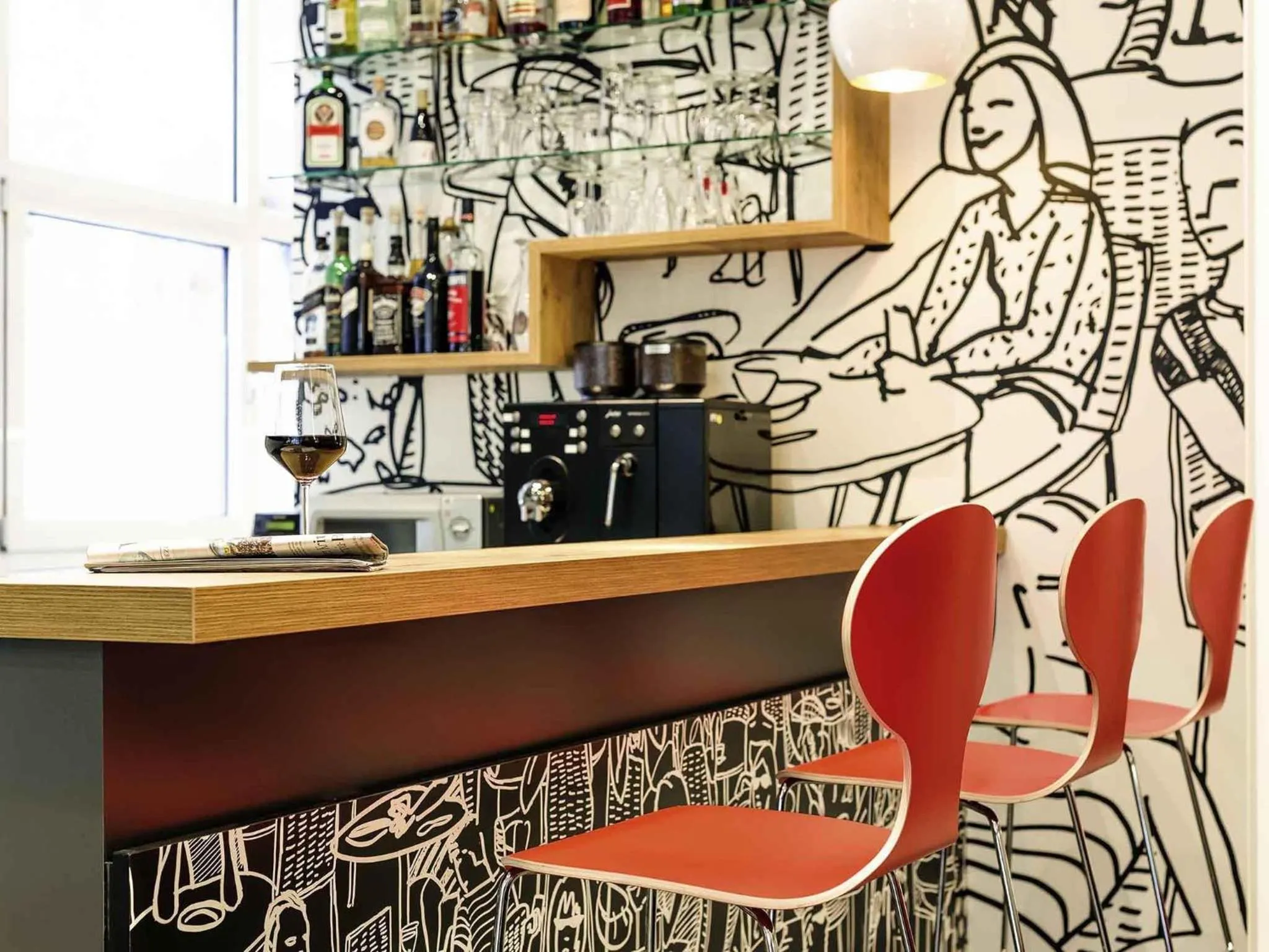 Lounge or bar in ibis Hotel Nürnberg Altstadt