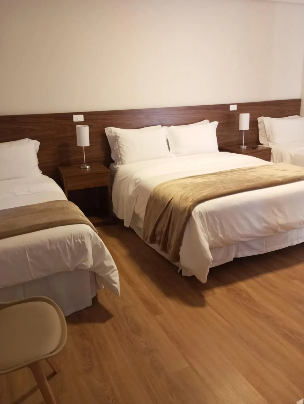 Bed in Hotel Chateau