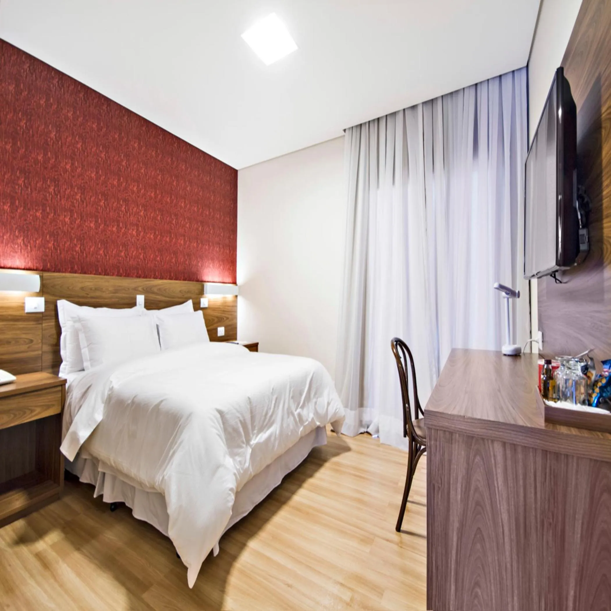 Bed in Hotel Chateau