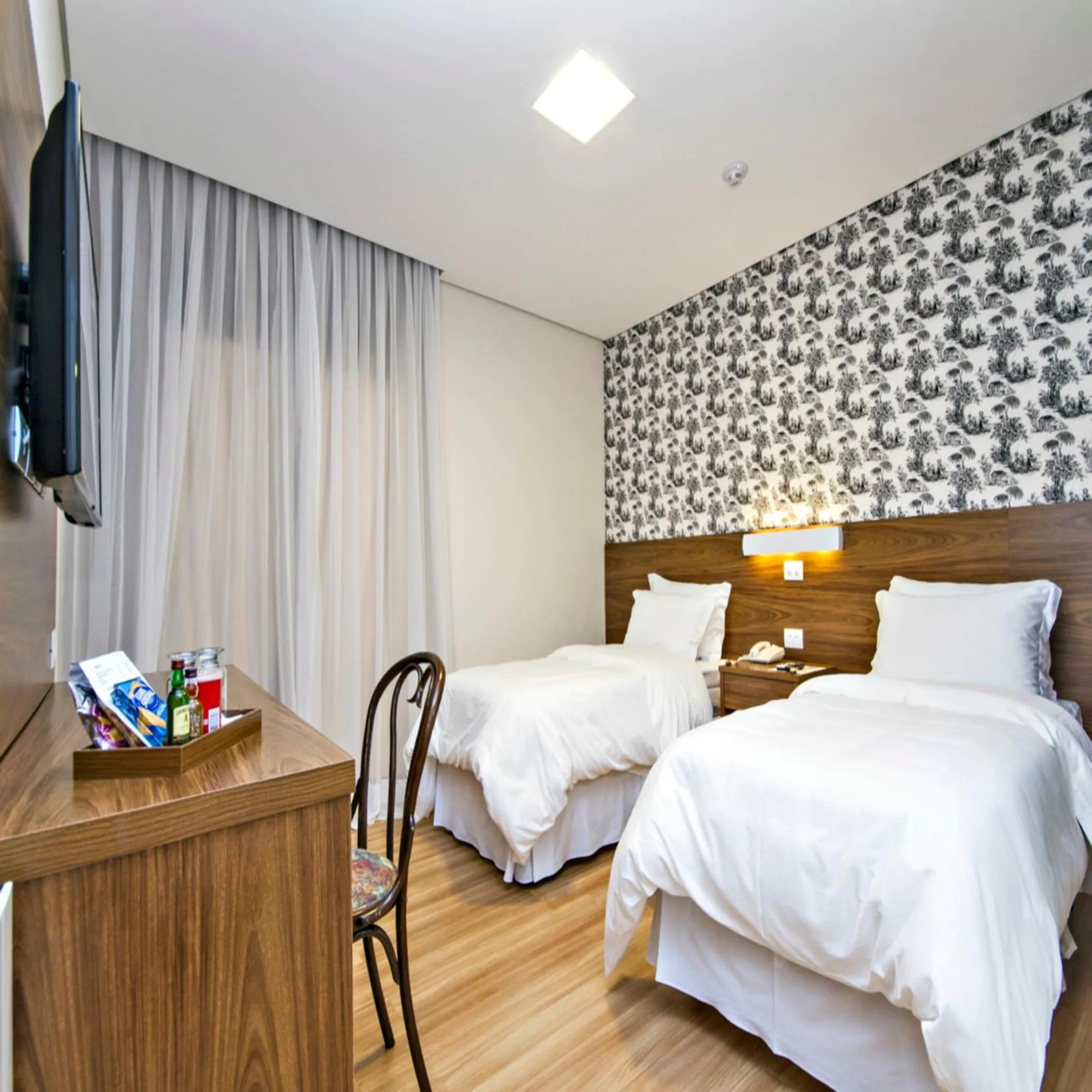 Bed in Hotel Chateau