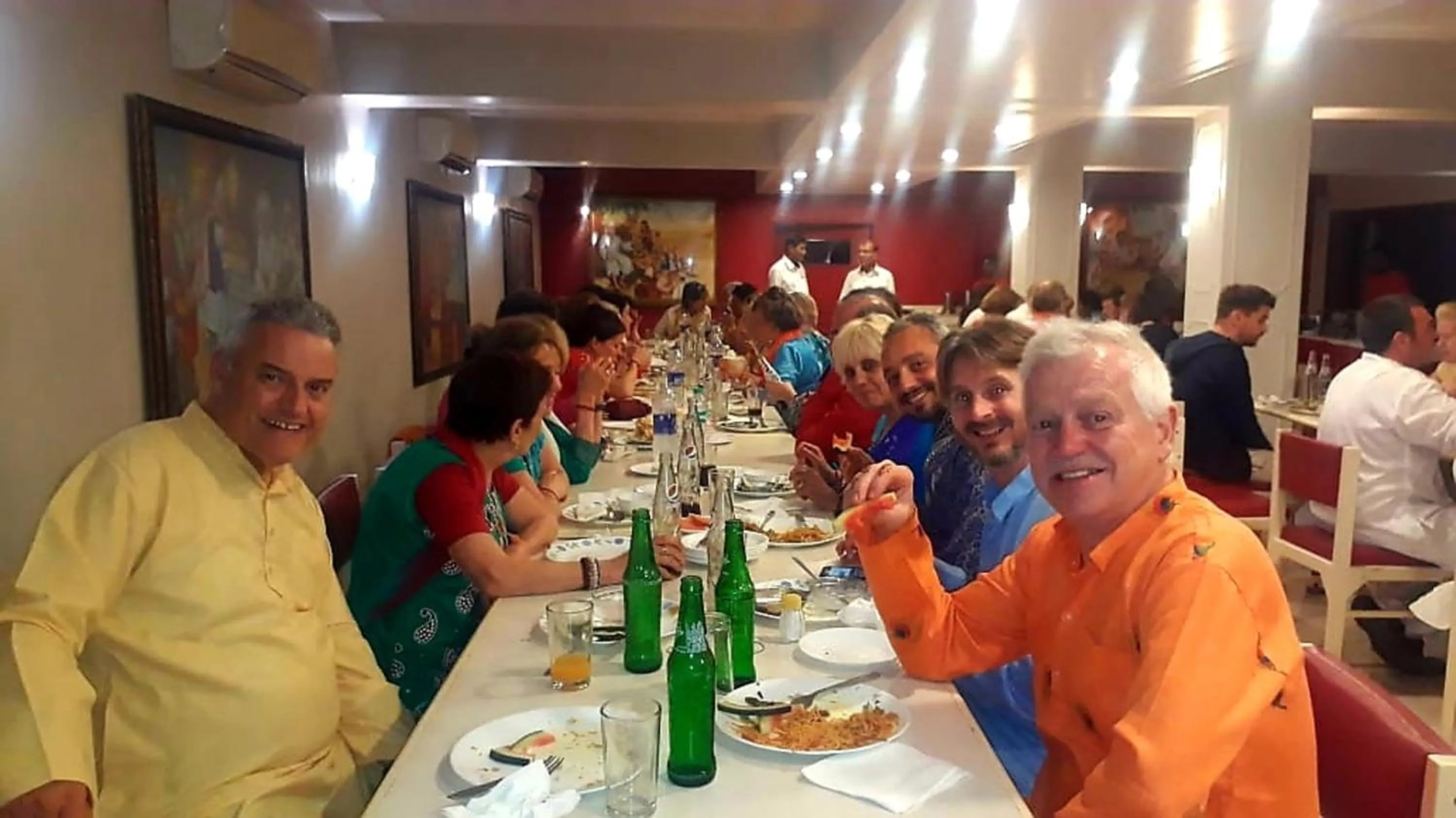 group of guests in Hotel Sai leela - Shirdi