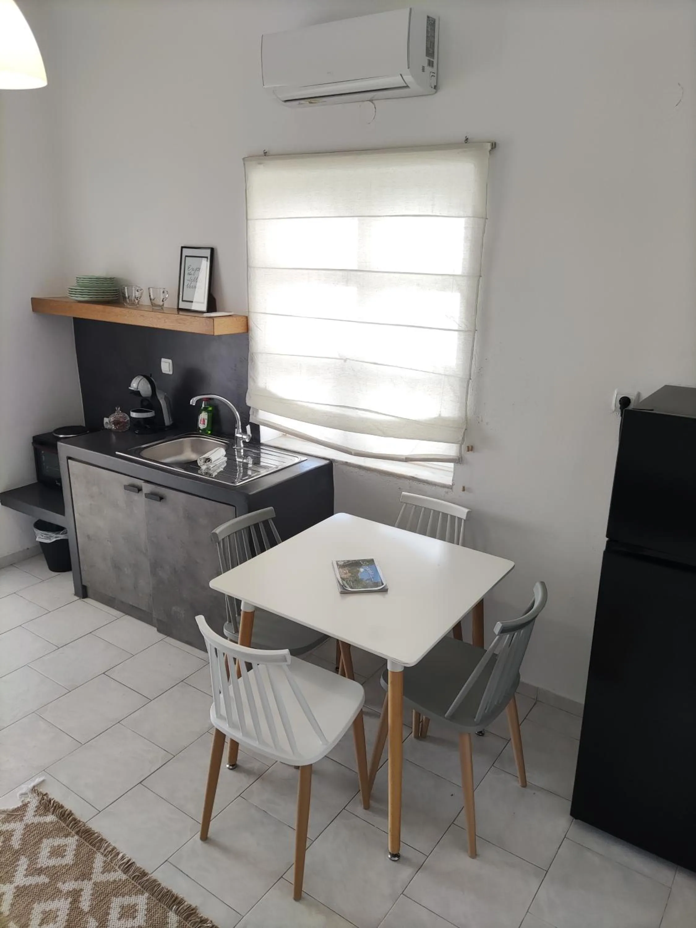 Kitchen or kitchenette in Galini Rooms & Apartments