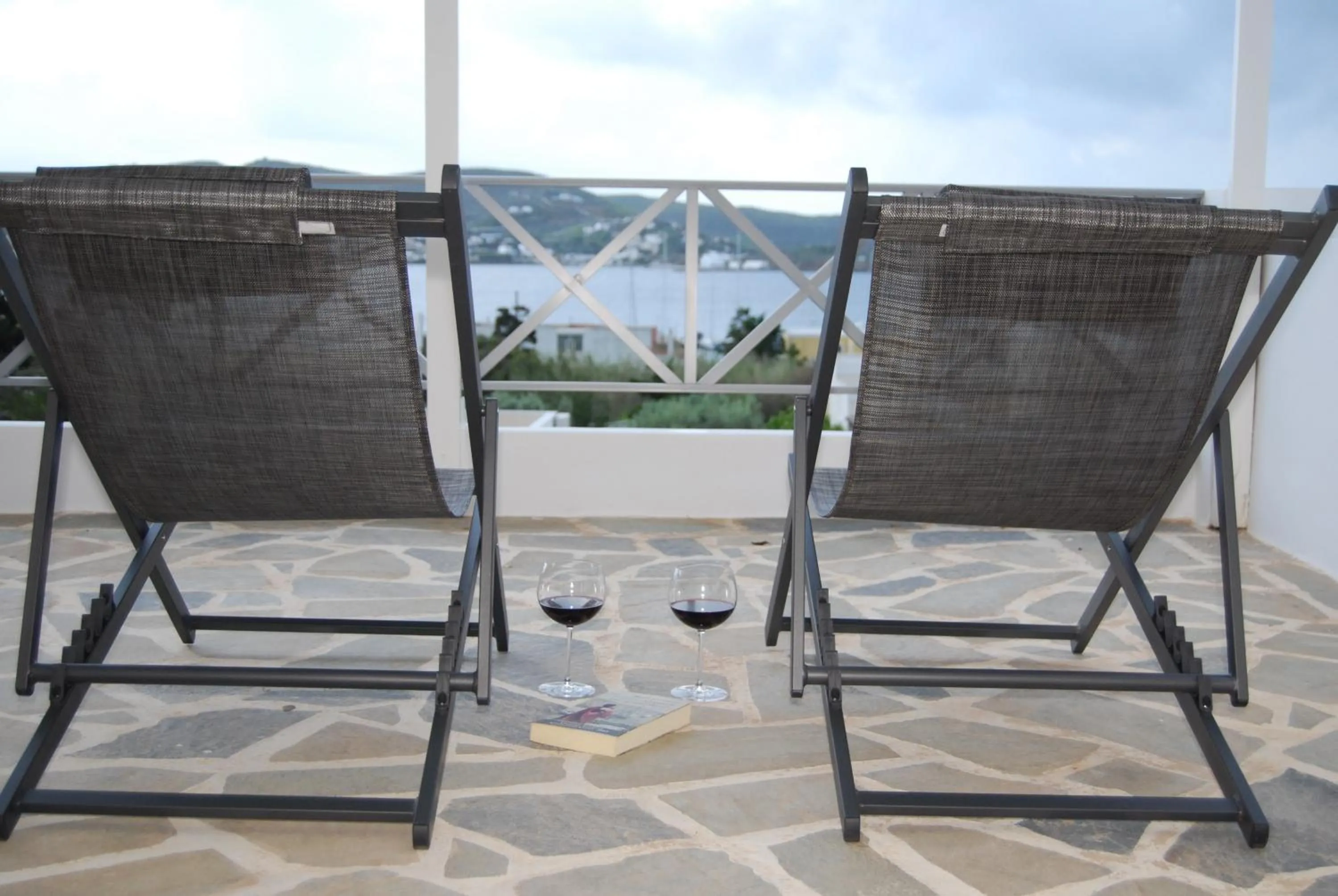 Balcony/Terrace in Galini Rooms & Apartments