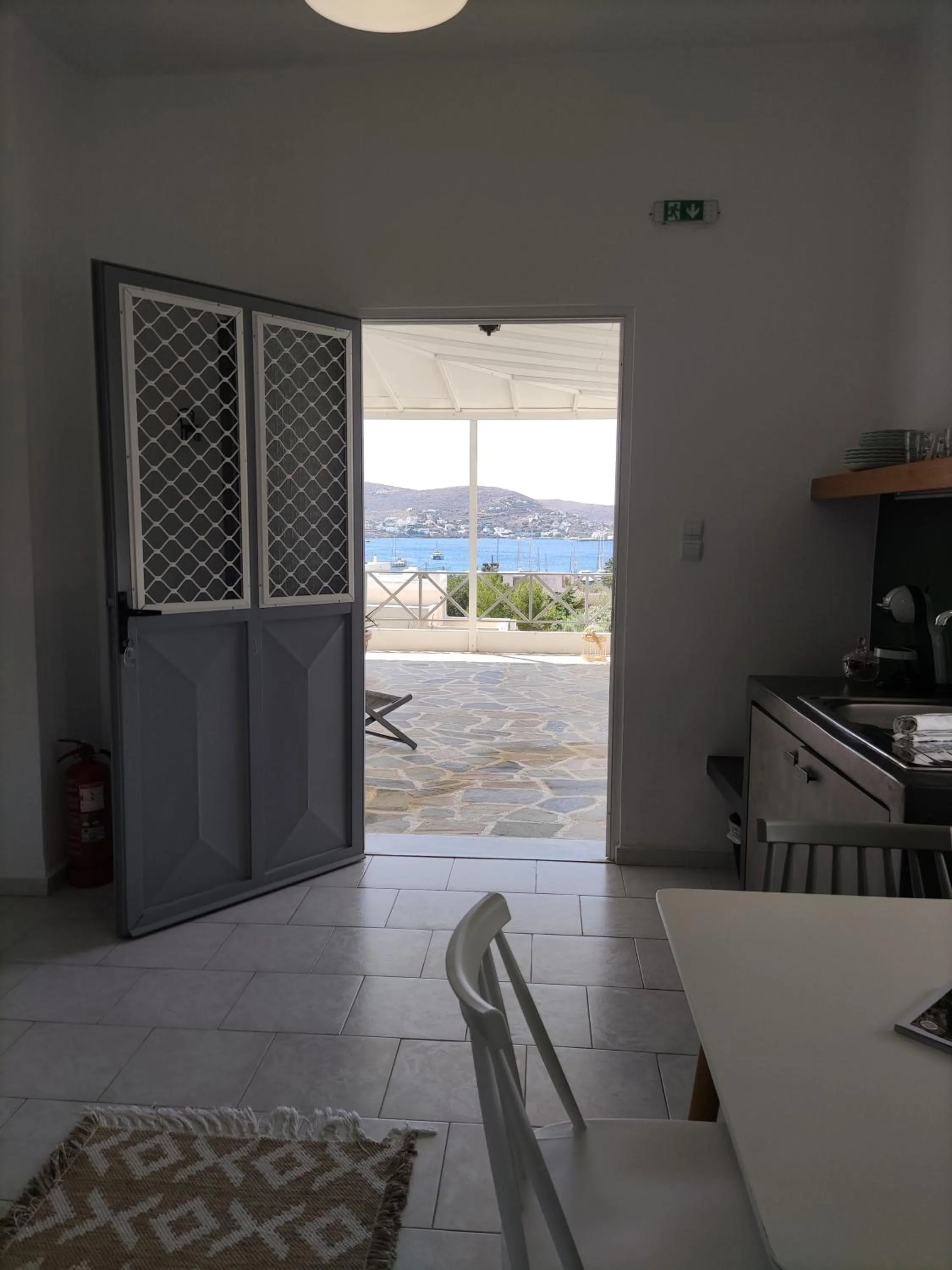 Balcony/Terrace in Galini Rooms & Apartments