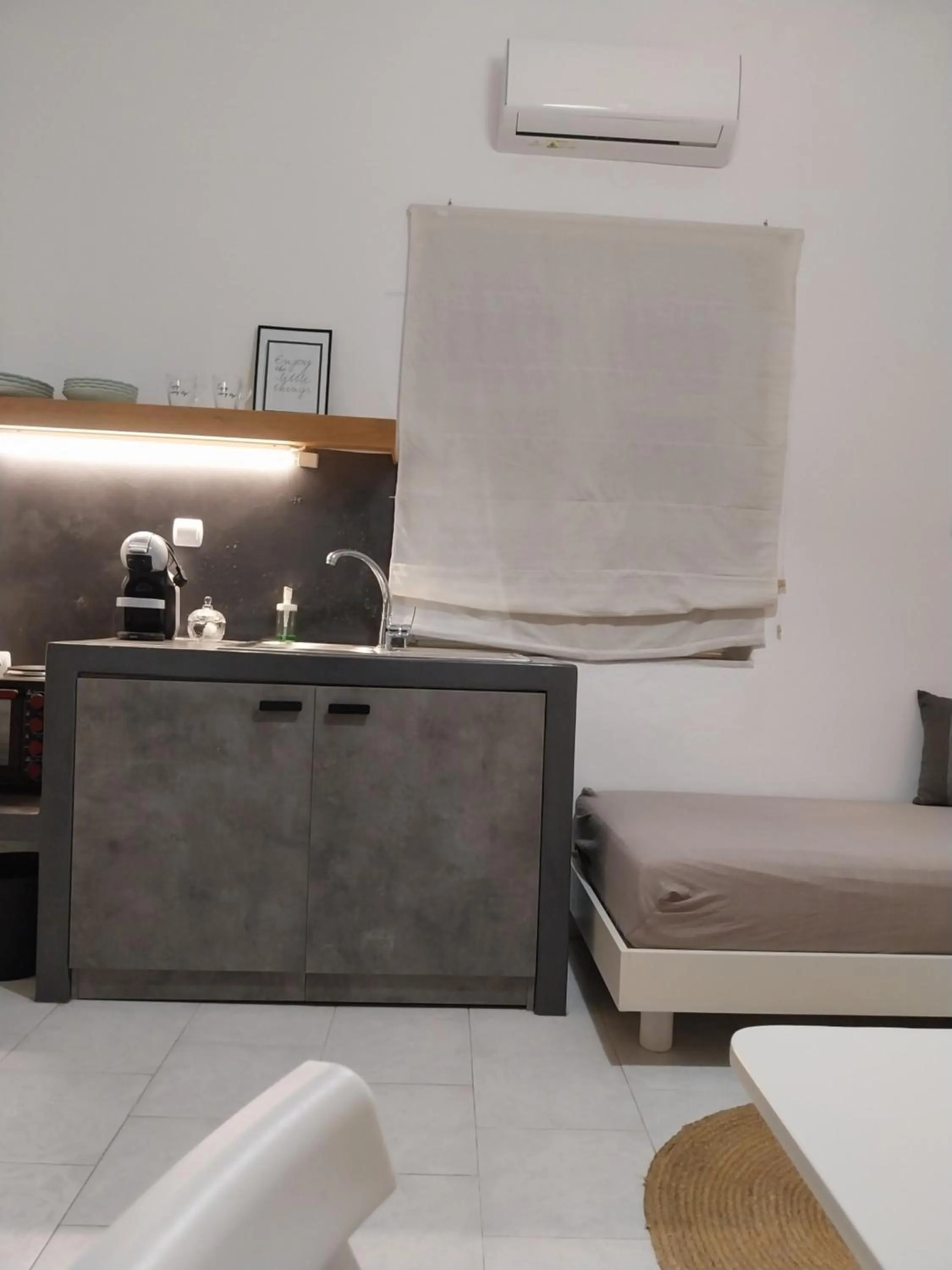 Kitchen or kitchenette in Galini Rooms & Apartments