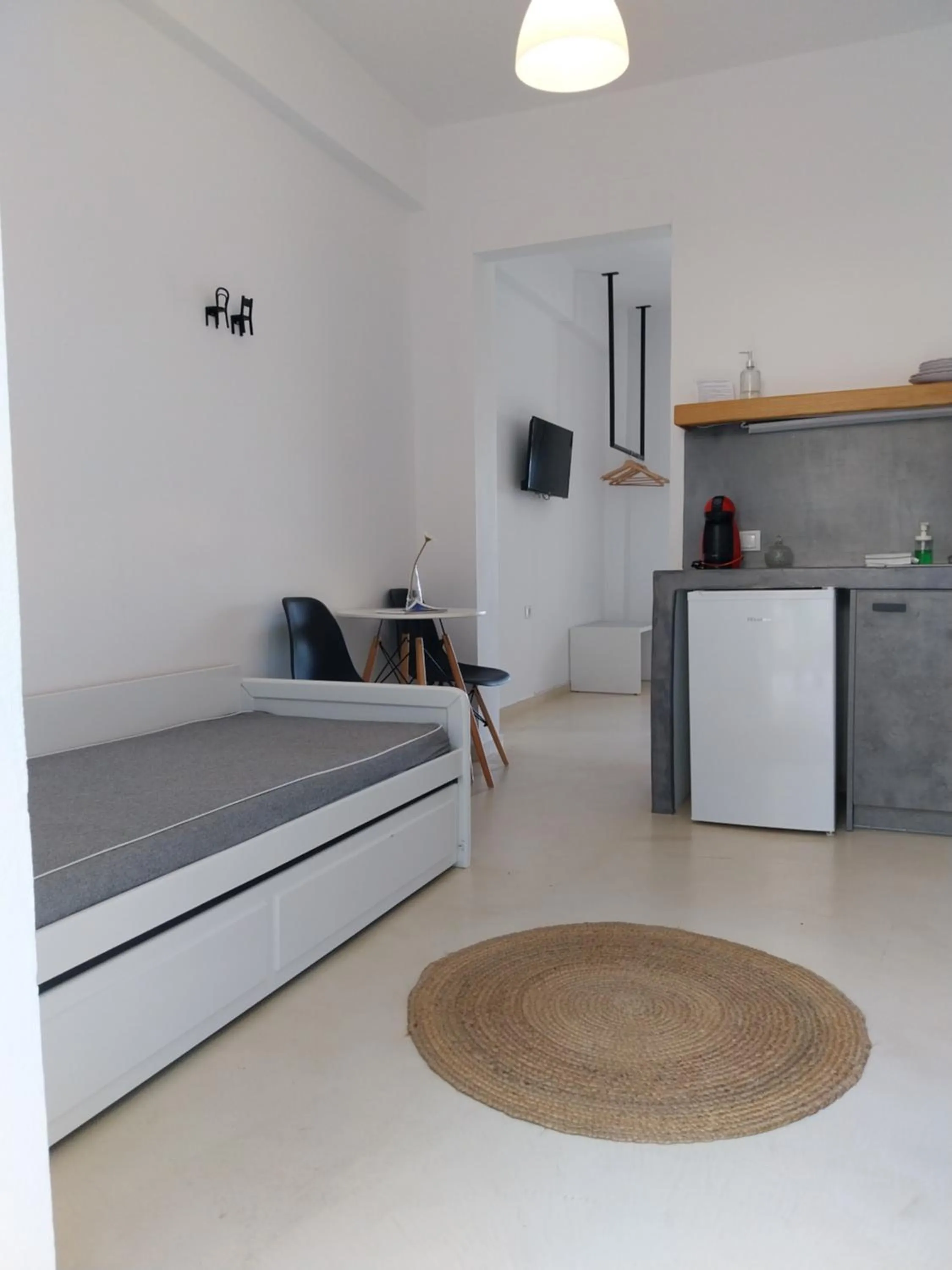 Kitchen or kitchenette in Galini Rooms & Apartments