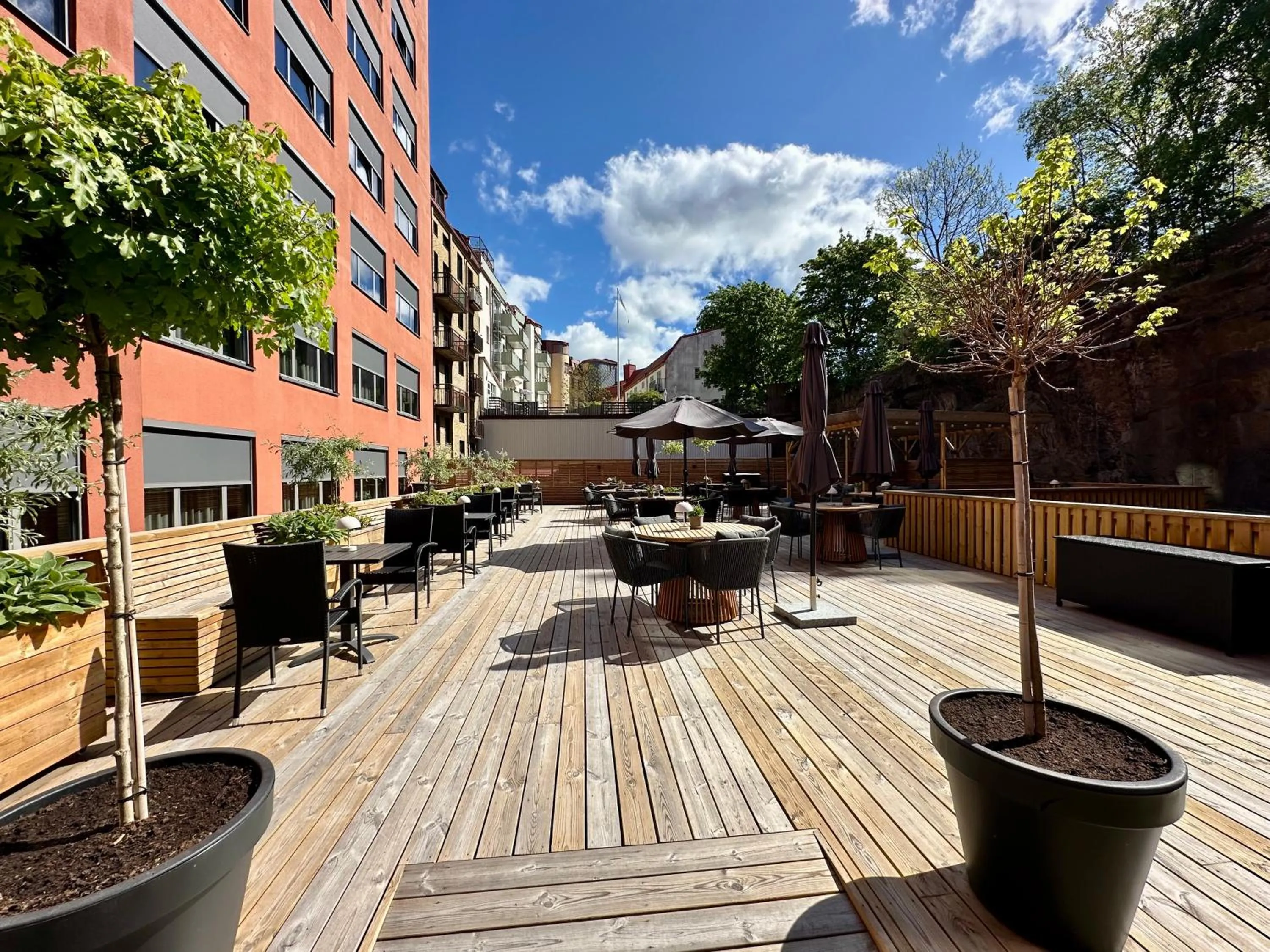 Patio in Spar Hotel Majorna