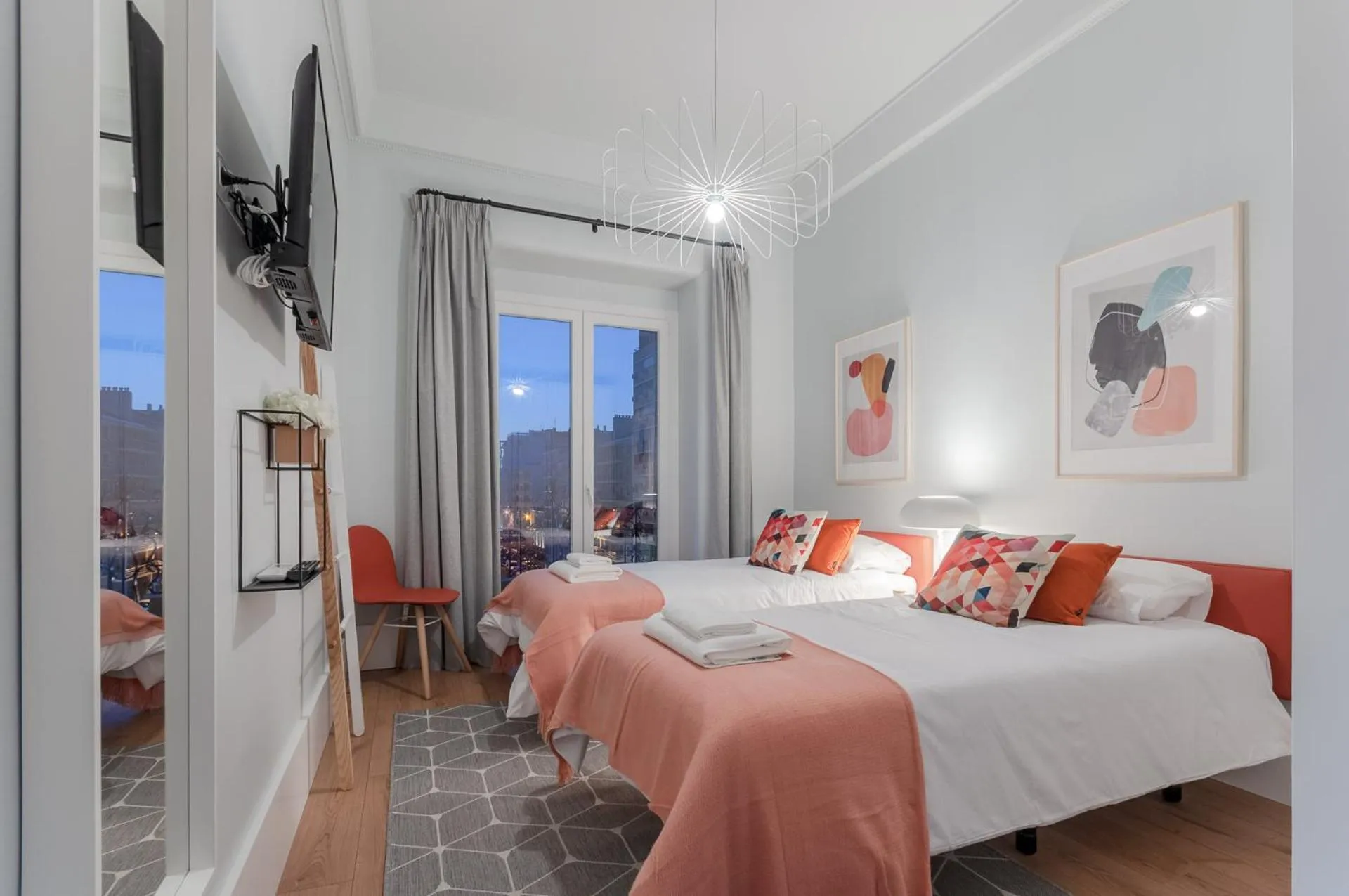 Bed in NLC Rooms & Suites