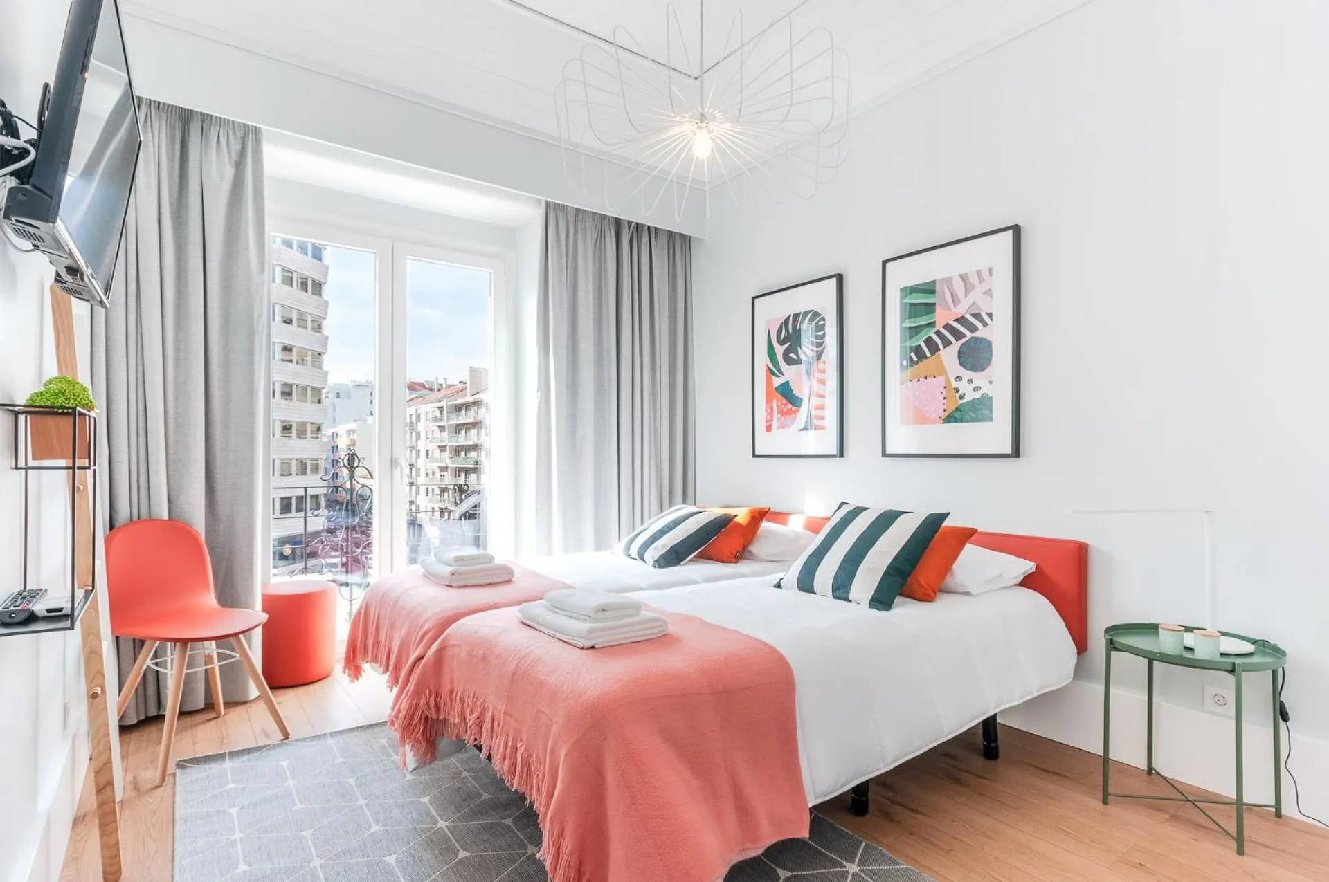 Bed in NLC Rooms & Suites