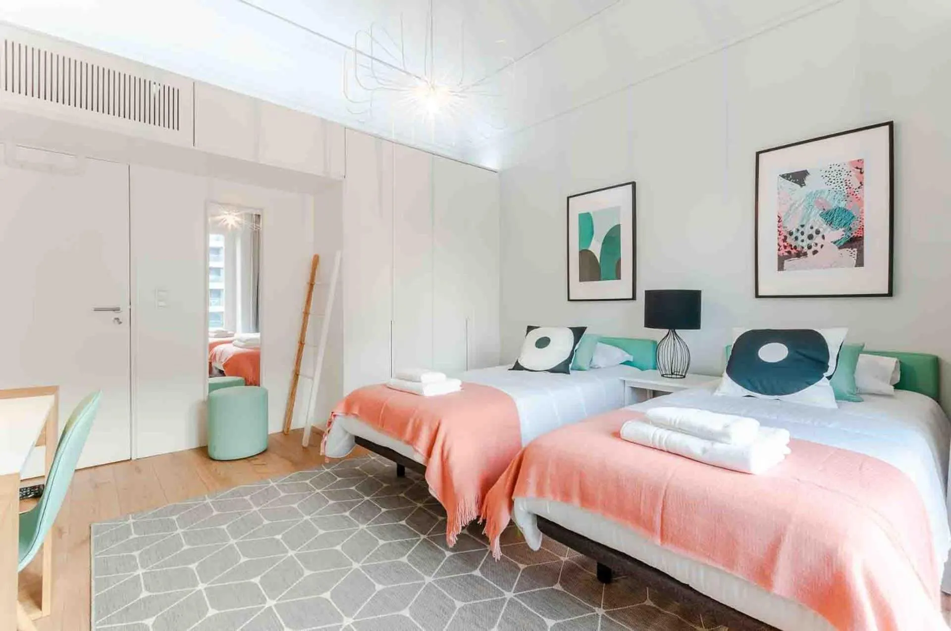 Bed in NLC Rooms & Suites