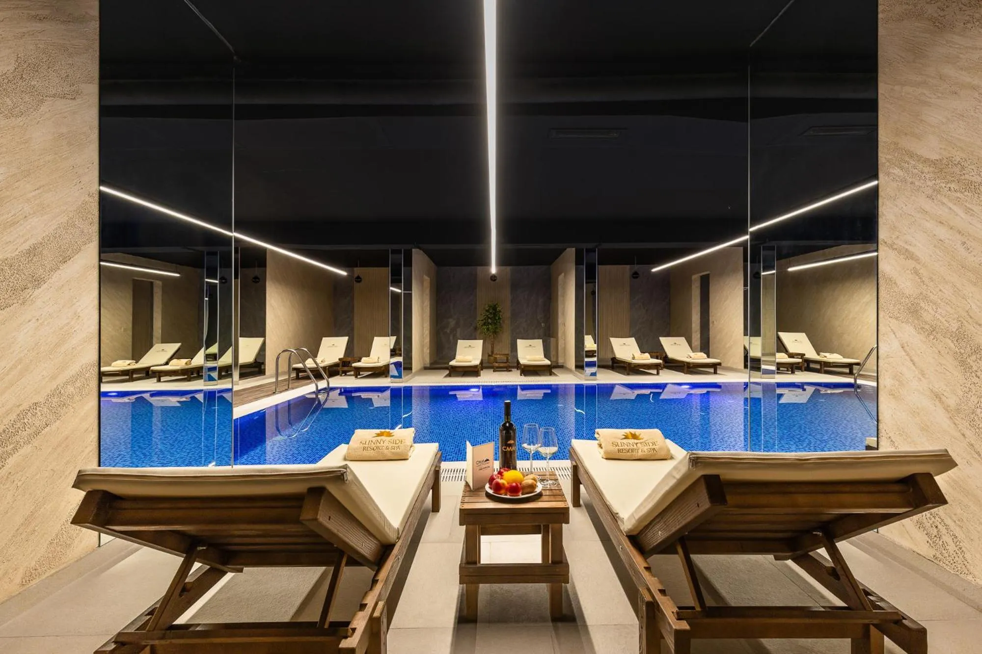 Swimming pool in Sunny Side Wellness Resort & Spa