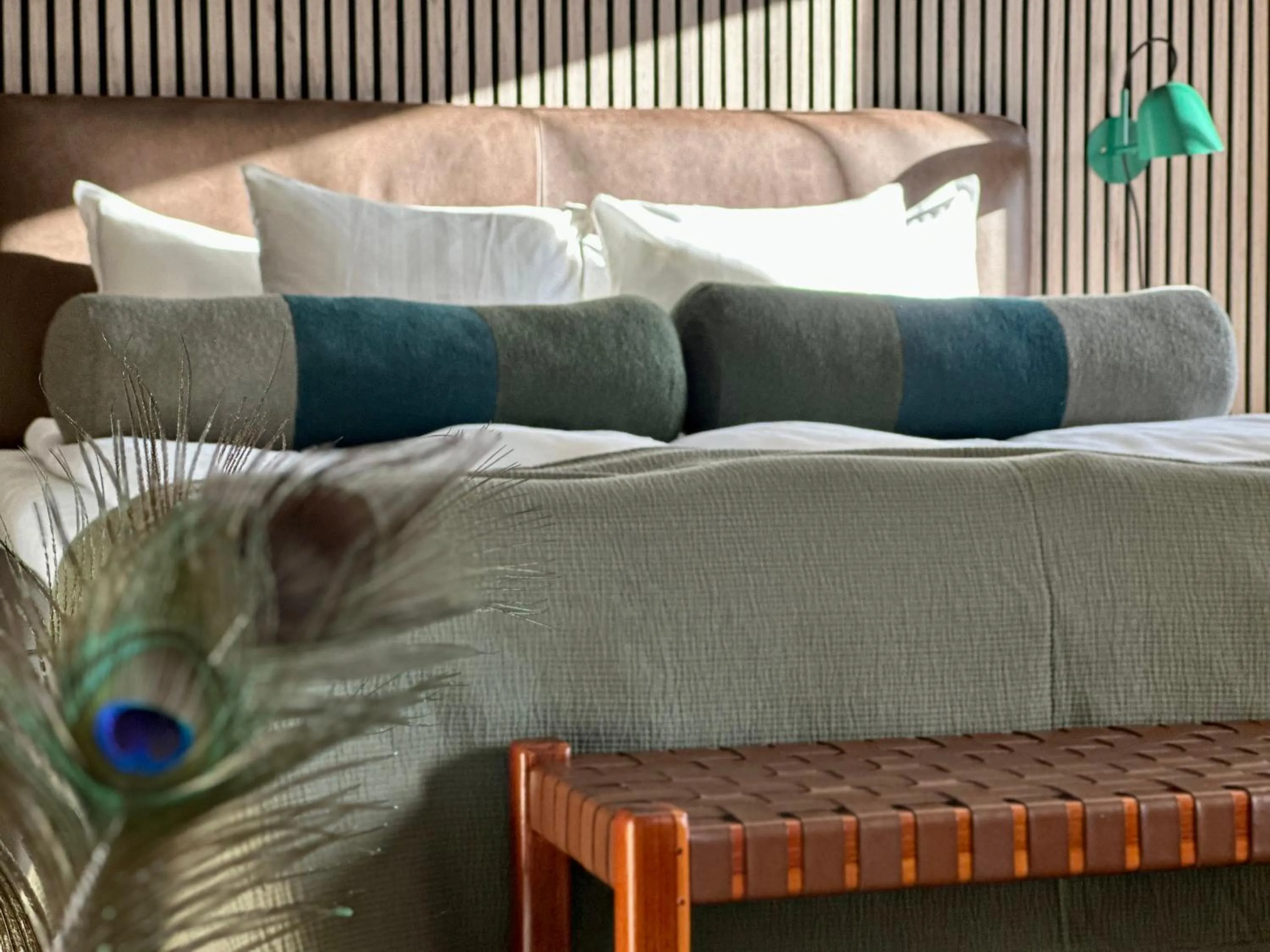 Bed in Spar Hotel Gårda