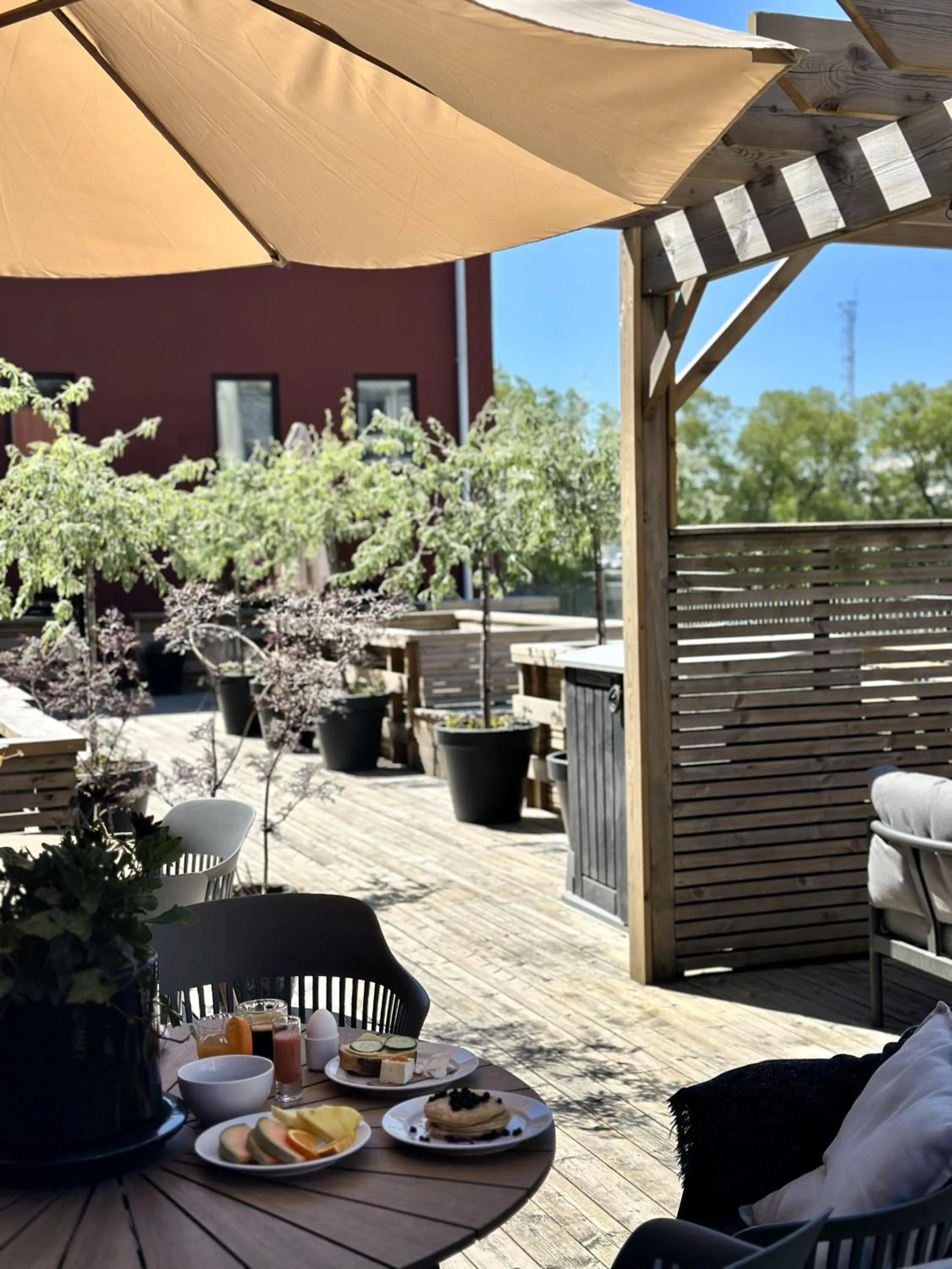 Balcony/Terrace in Spar Hotel Gårda