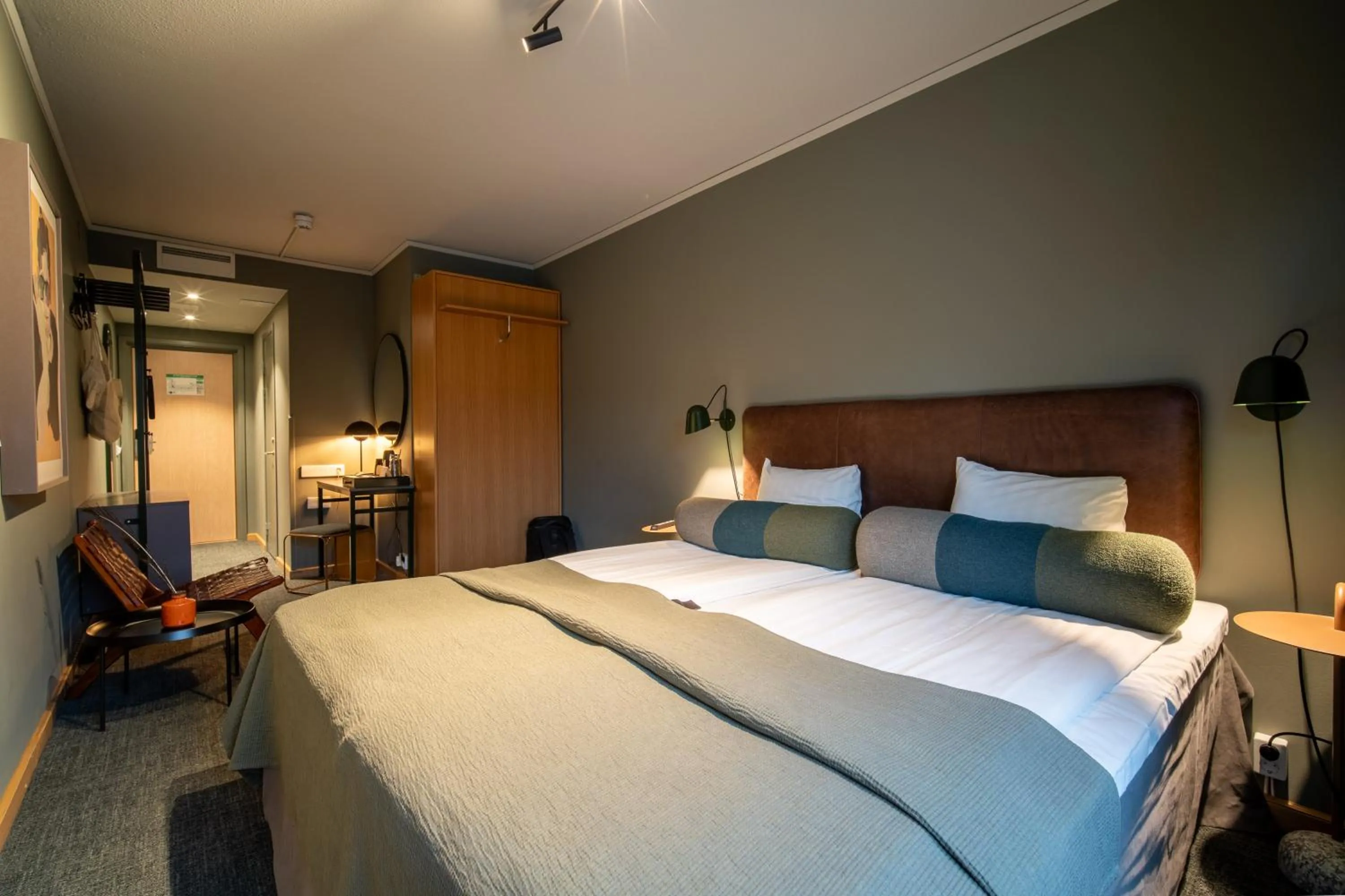 Bed in Spar Hotel Gårda