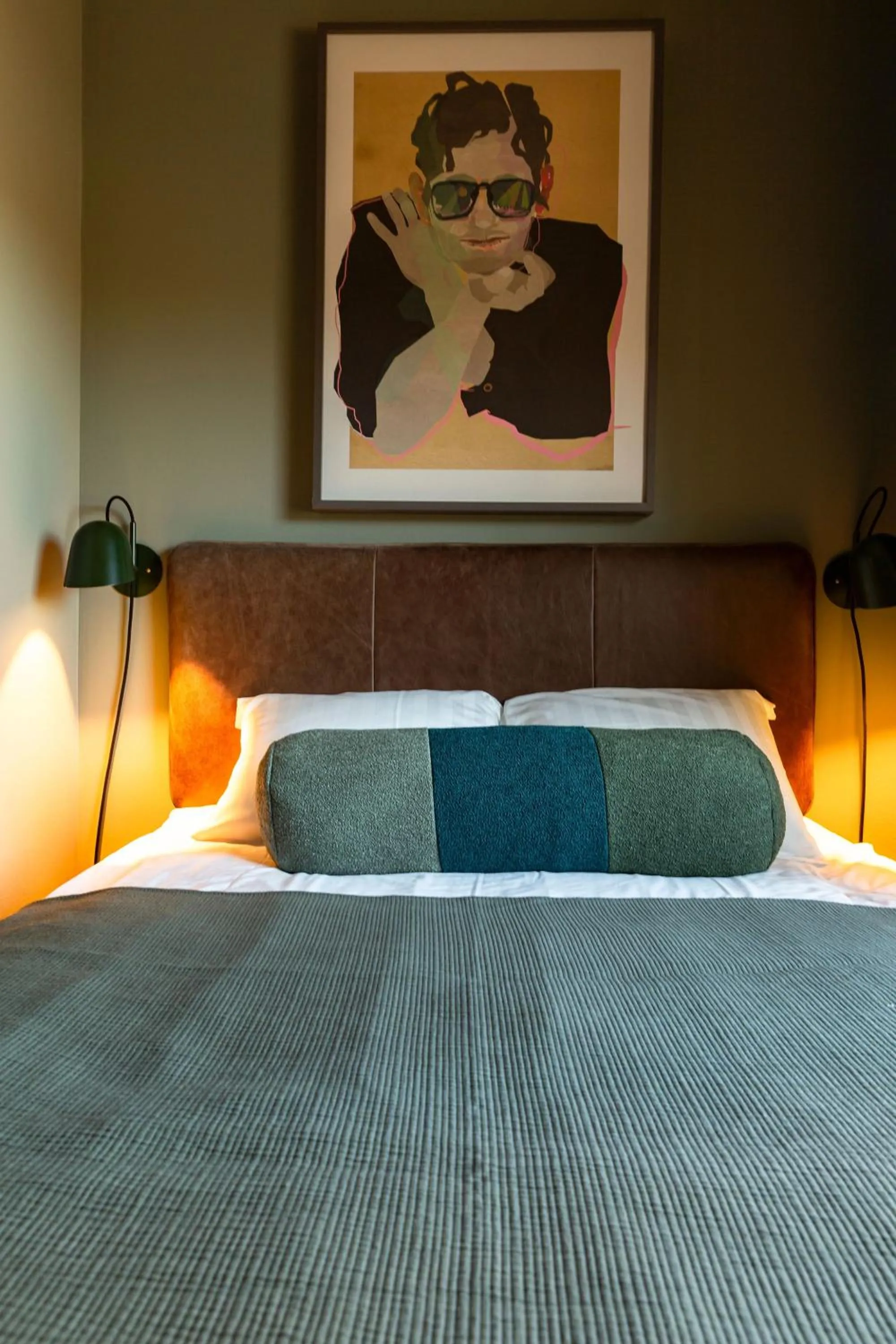 Bed in Spar Hotel Gårda