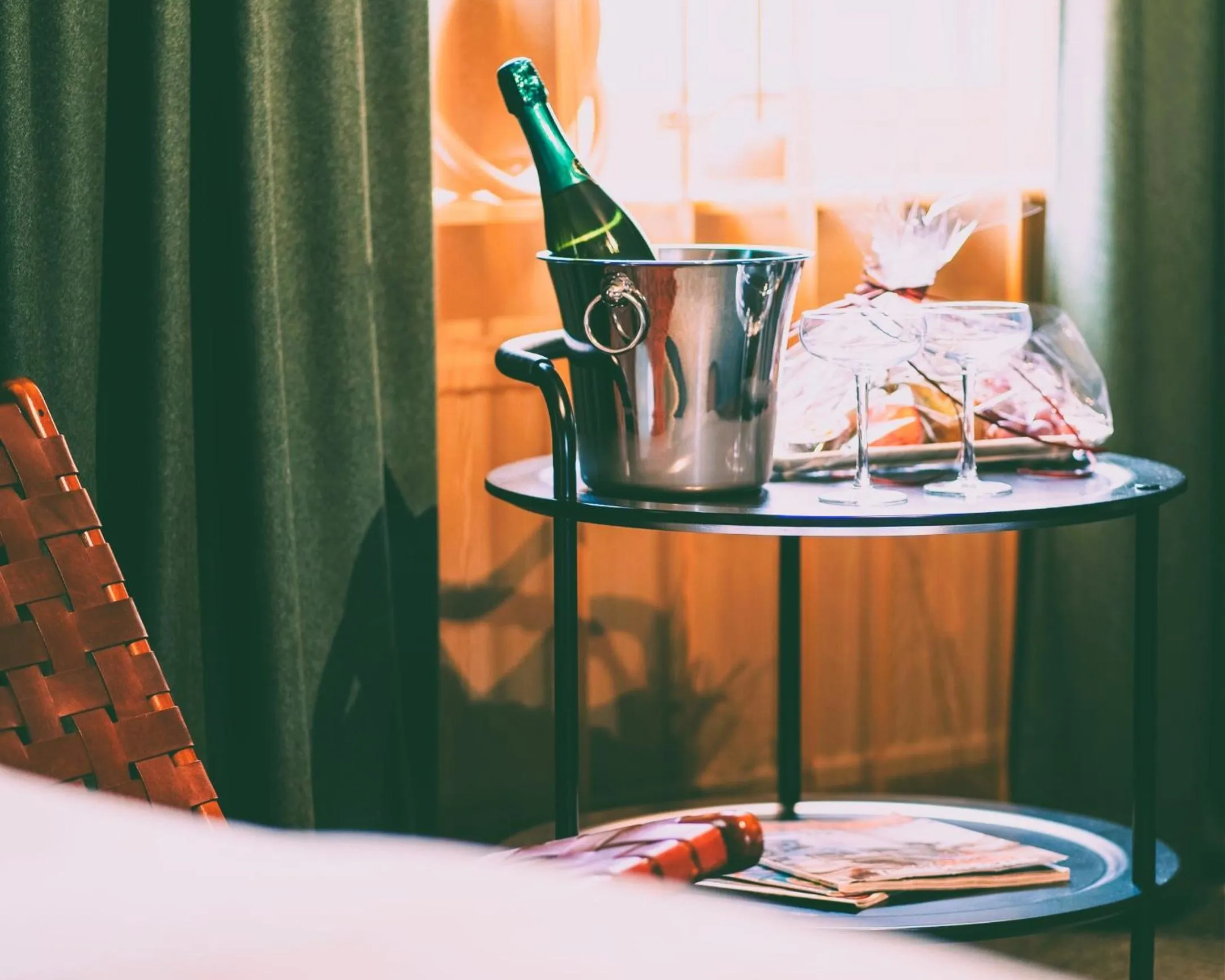 Bed in Spar Hotel Gårda