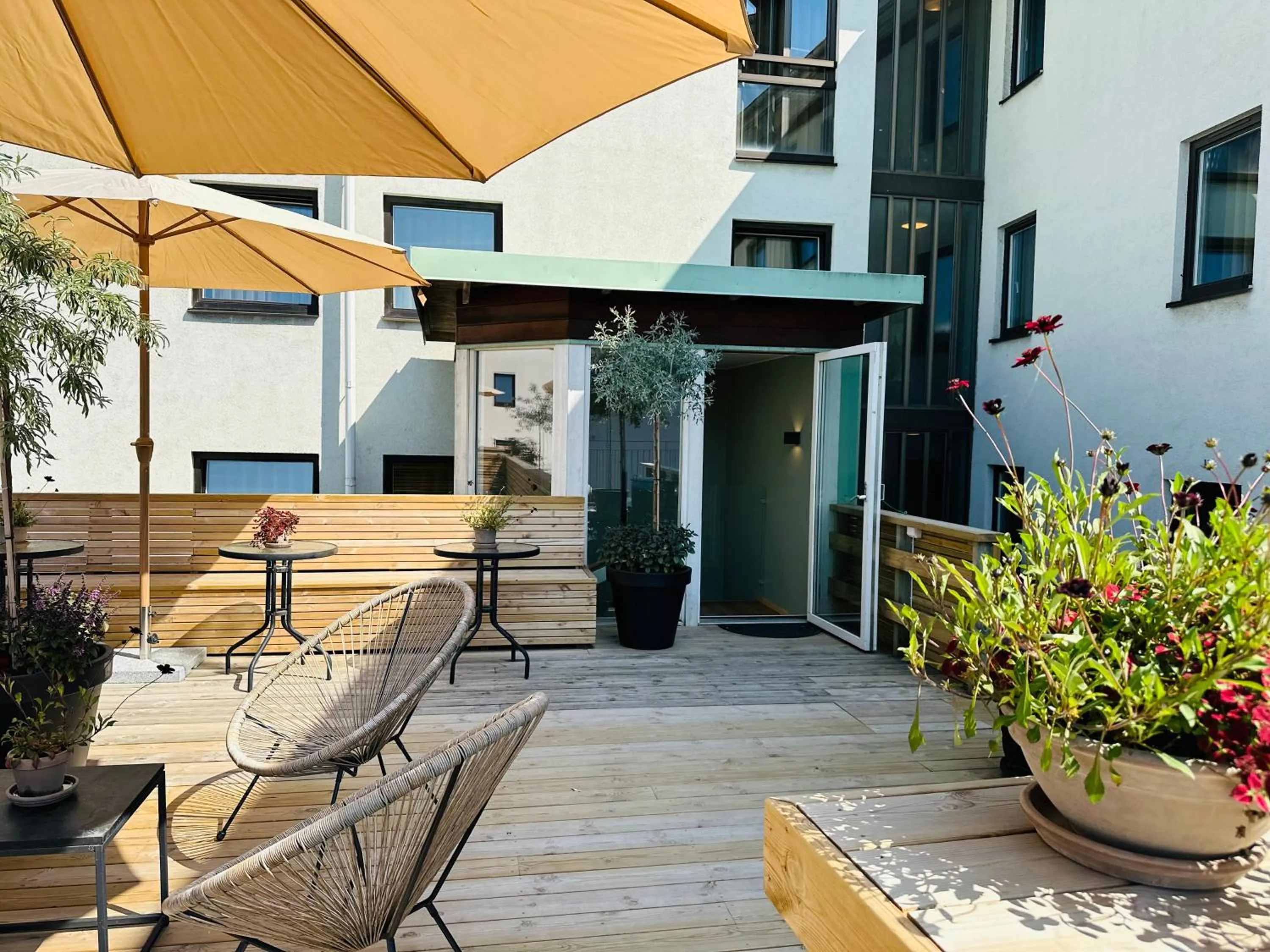 Balcony/Terrace in Spar Hotel Gårda