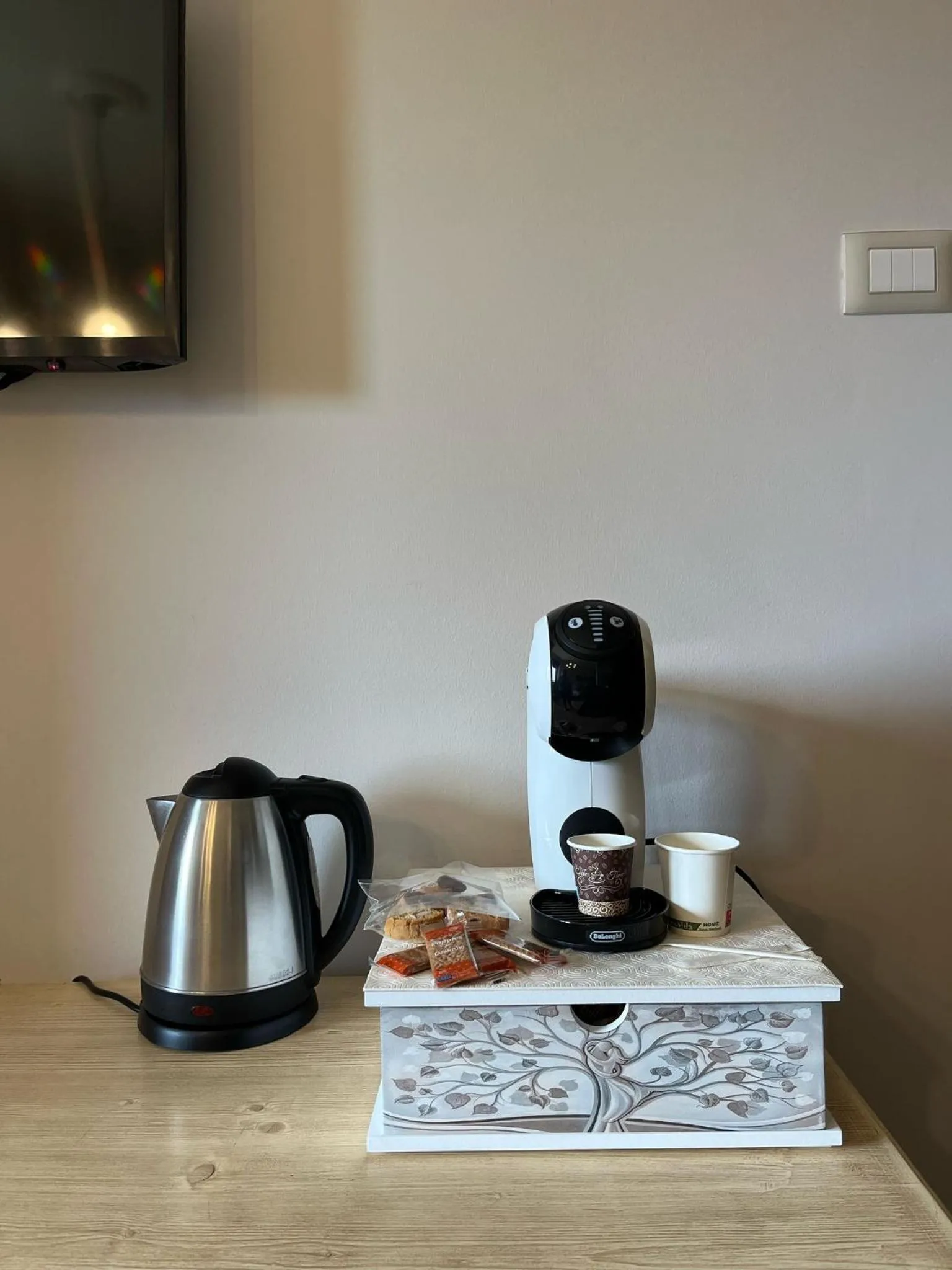 Coffee/tea facilities in B&B Domus Japigia